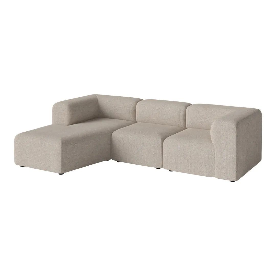 Angle 2-Seater Sofa w/ Chaise