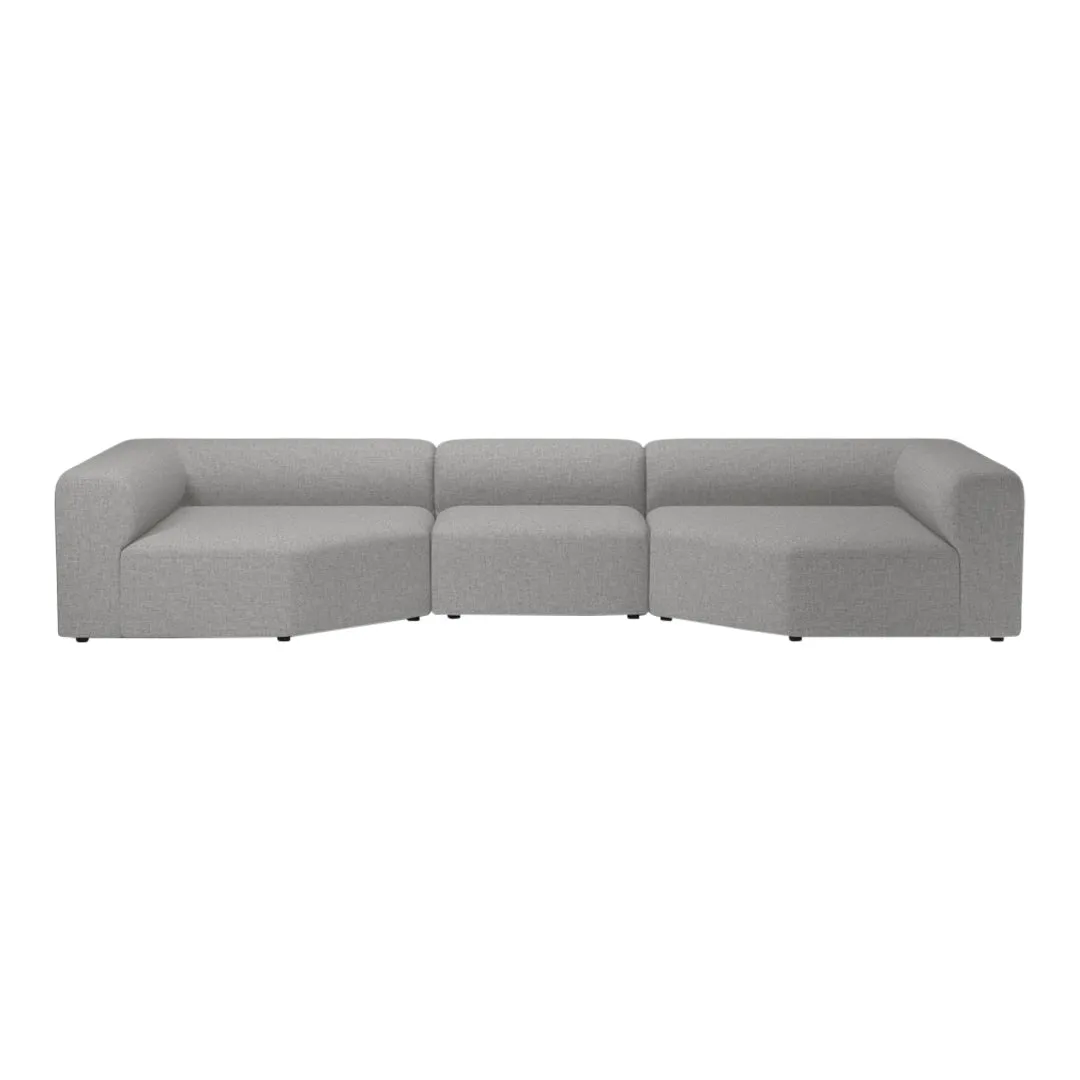 Angle 3-Seater Sofa w/ Large Corners