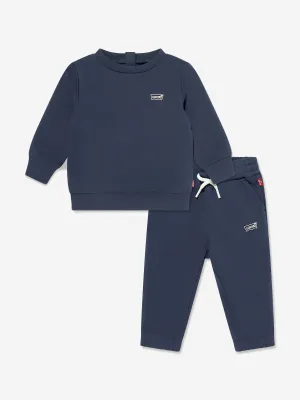 Baby Boys Batwing Tracksuit in Navy