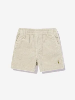 Baby Boys Corduroy Prepster Shorts in Beige