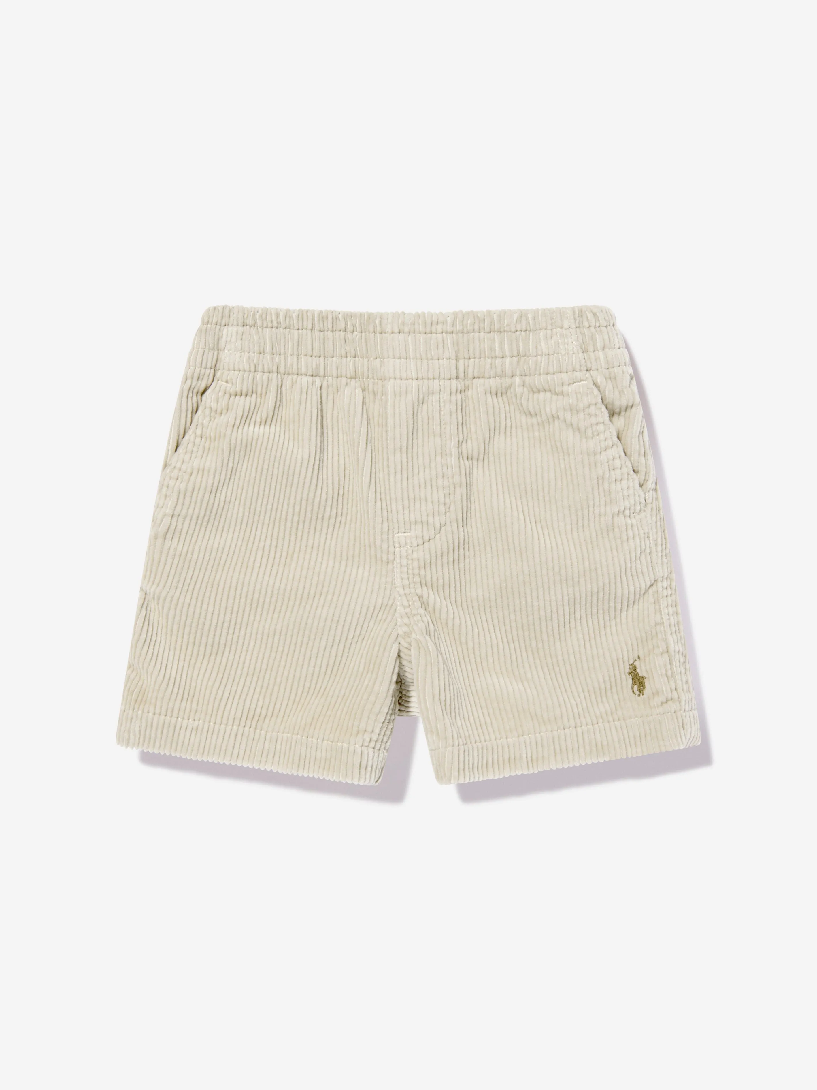 Baby Boys Corduroy Prepster Shorts in Beige