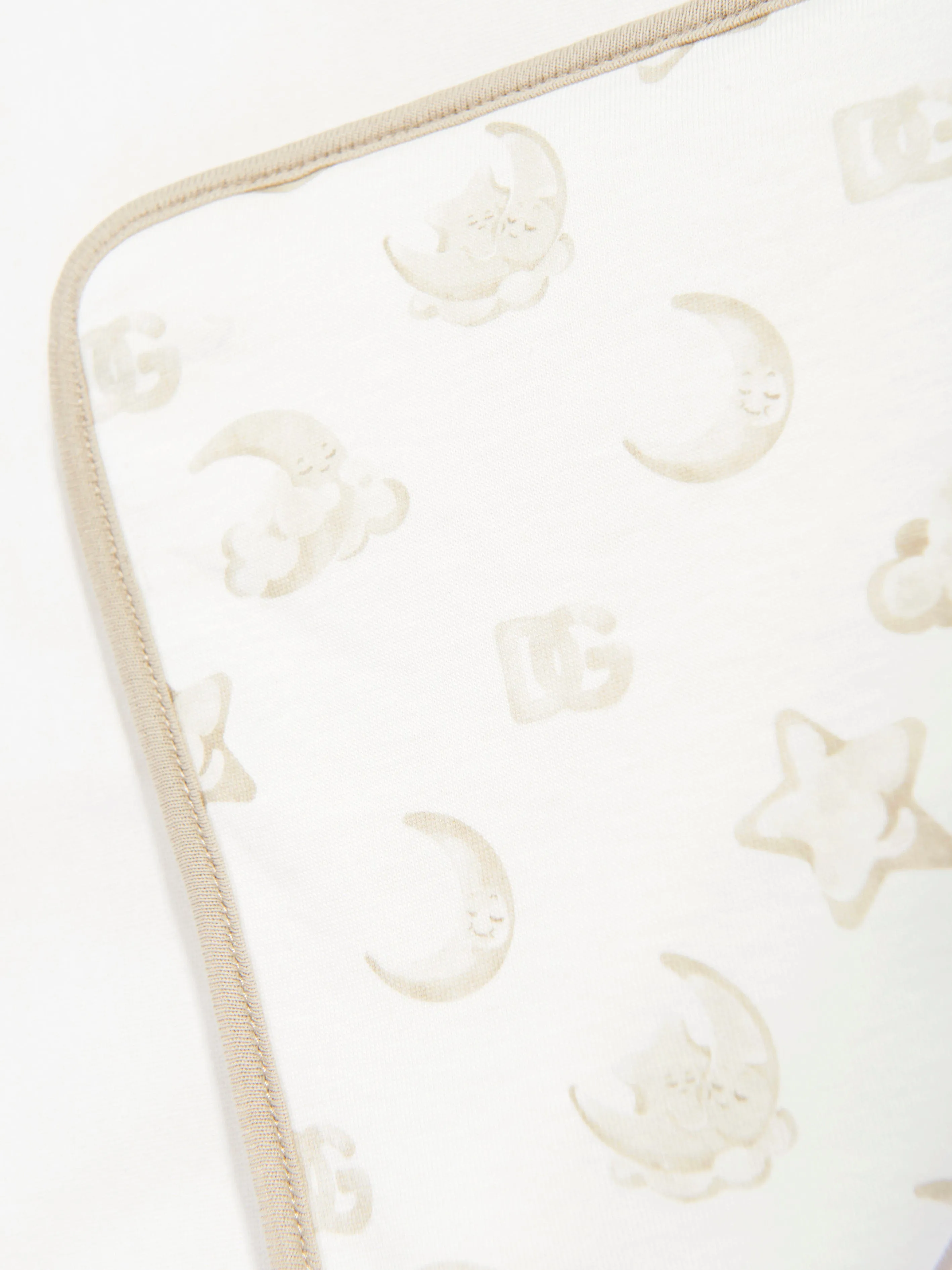 Baby Moon and Star Logo Blanket in Ivory (72cm)