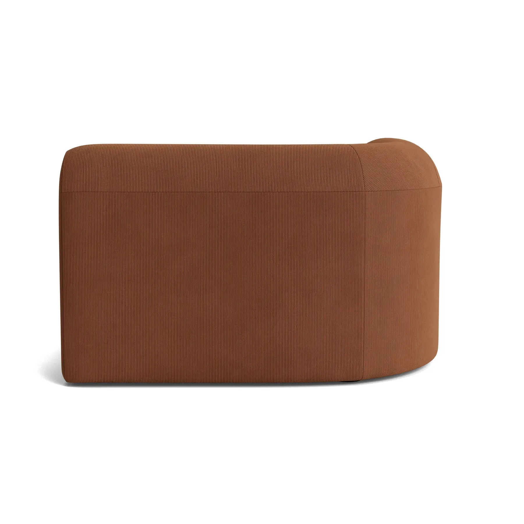 Berg Left Corner Module - Corduroy Cocoa