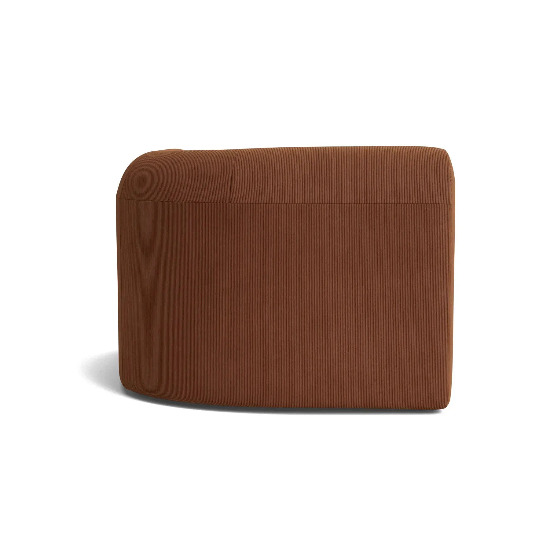 Berg Left Corner Module - Corduroy Cocoa