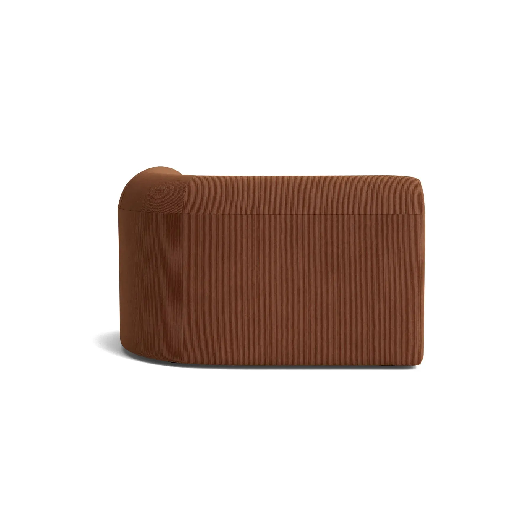 Berg Right Chaise Module - Corduroy Cocoa