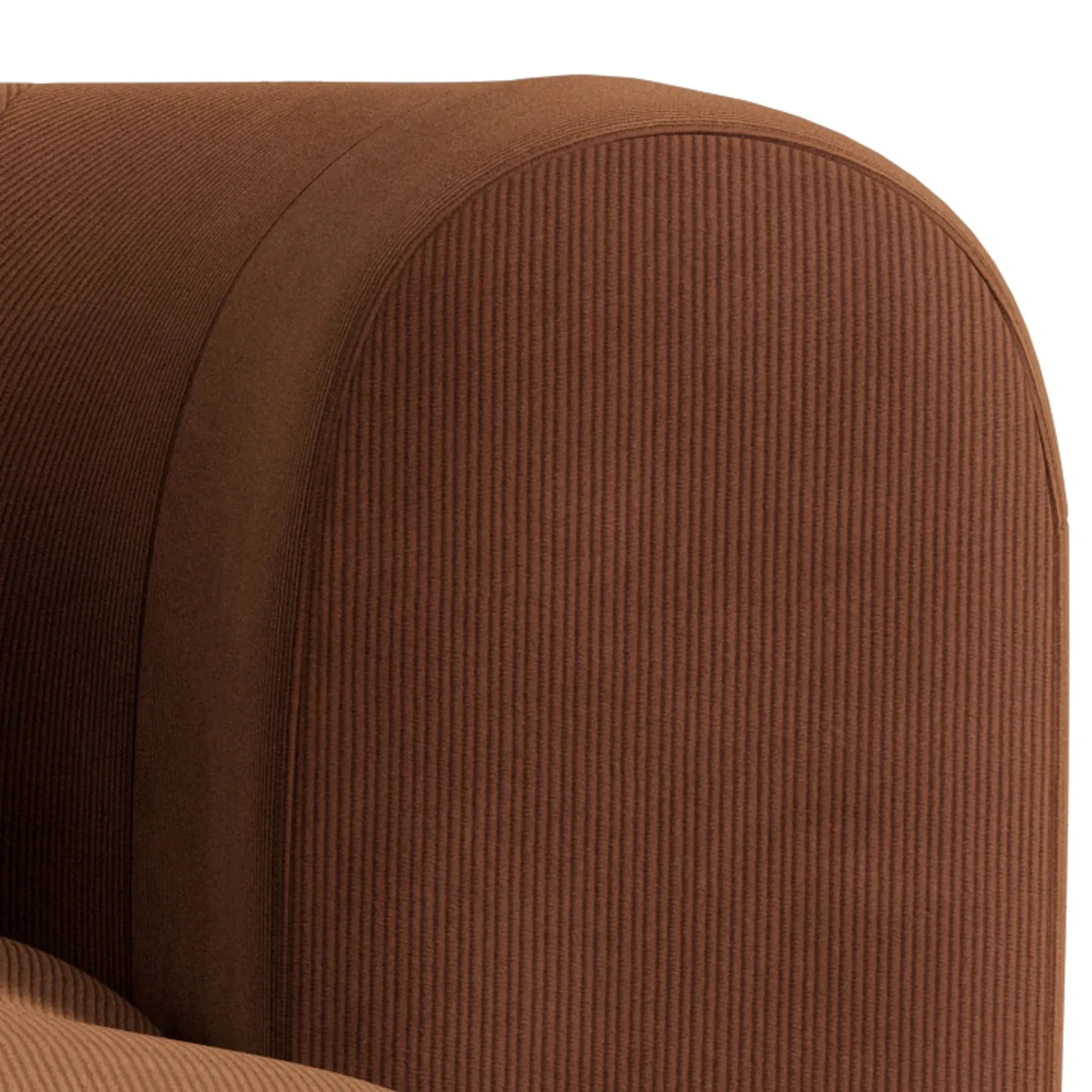 Berg Right Chaise Module - Corduroy Cocoa