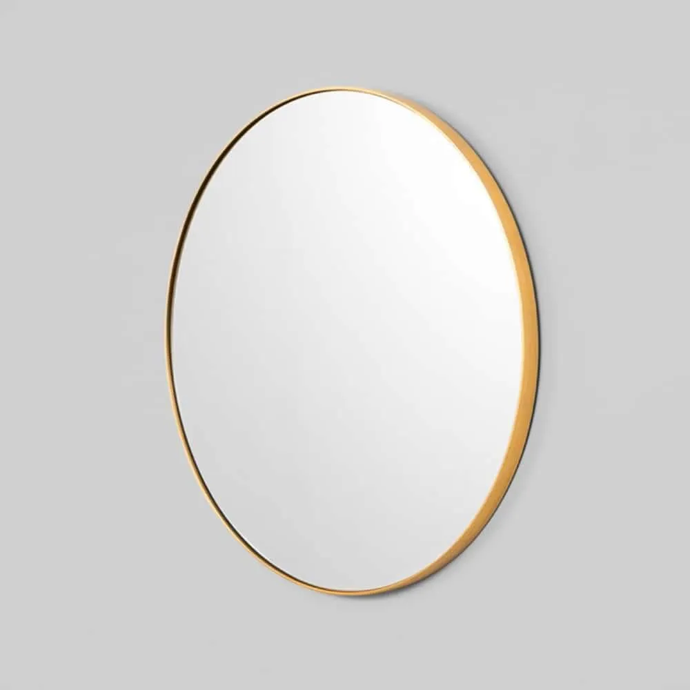 Bjorn Round Mirror - Brass 60cm