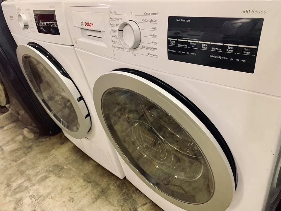 BOSCH 500 Series COMPACT WASHER AND DRYER SET