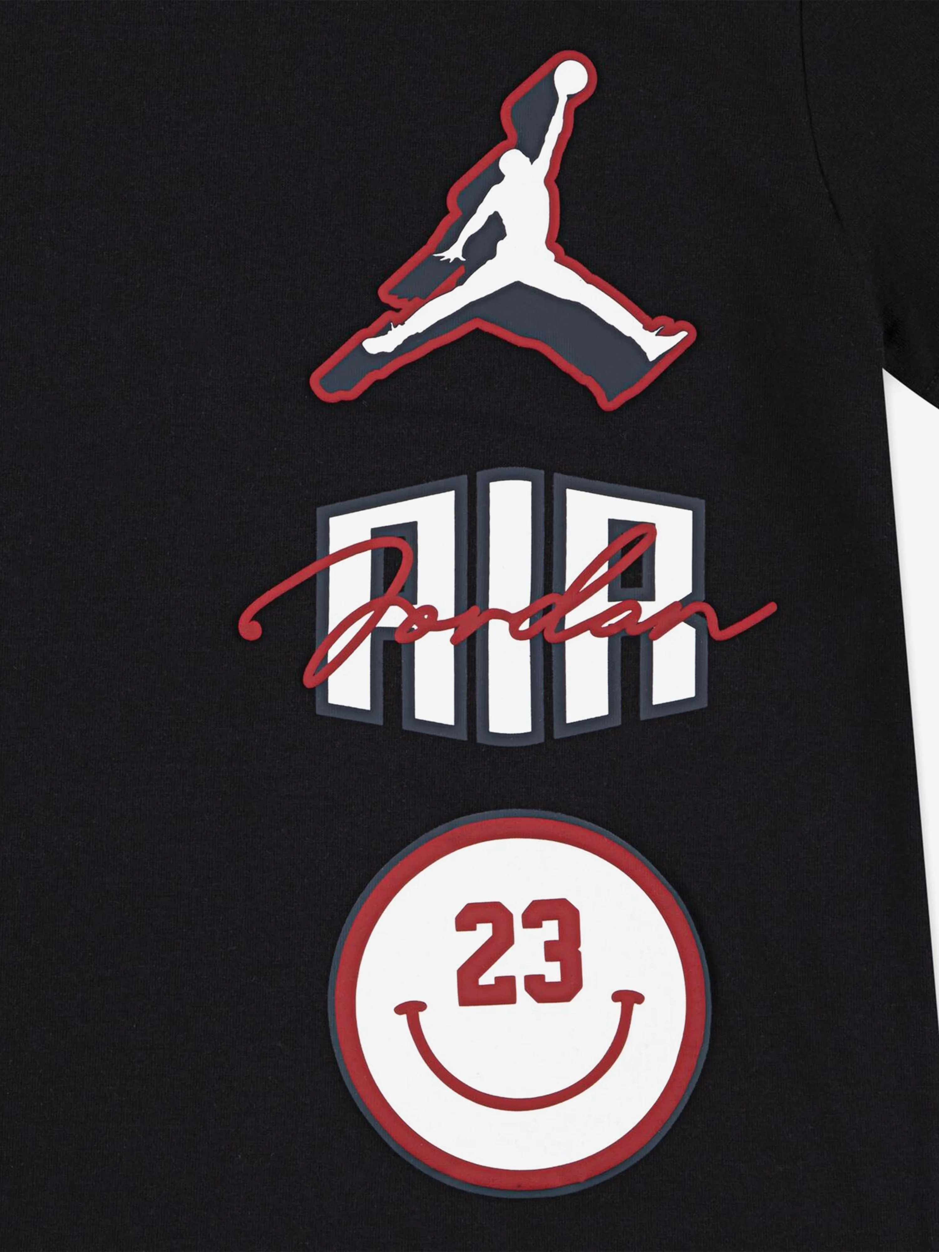 Boys Jumpman Stacked Play Short Set in Black