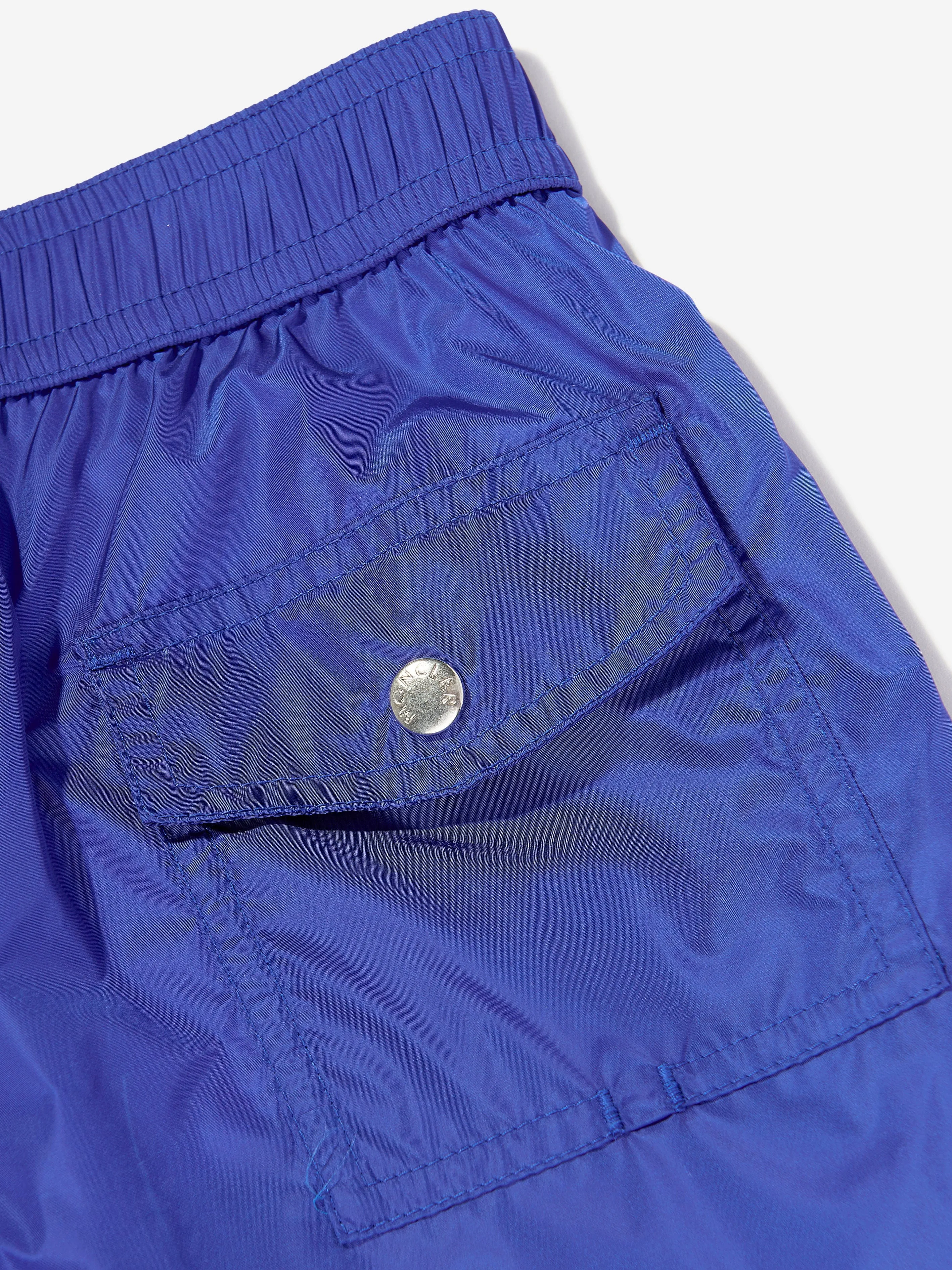 Boys Logo Swim Shorts in Blue