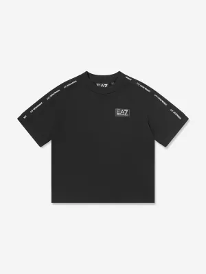 Boys Logo T-Shirt in Black