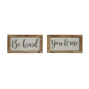BROWN METAL FARMHOUSE SIGN WALL DECOR