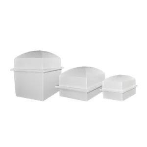 Burial Vault -2000- White - Sample Pack of 3