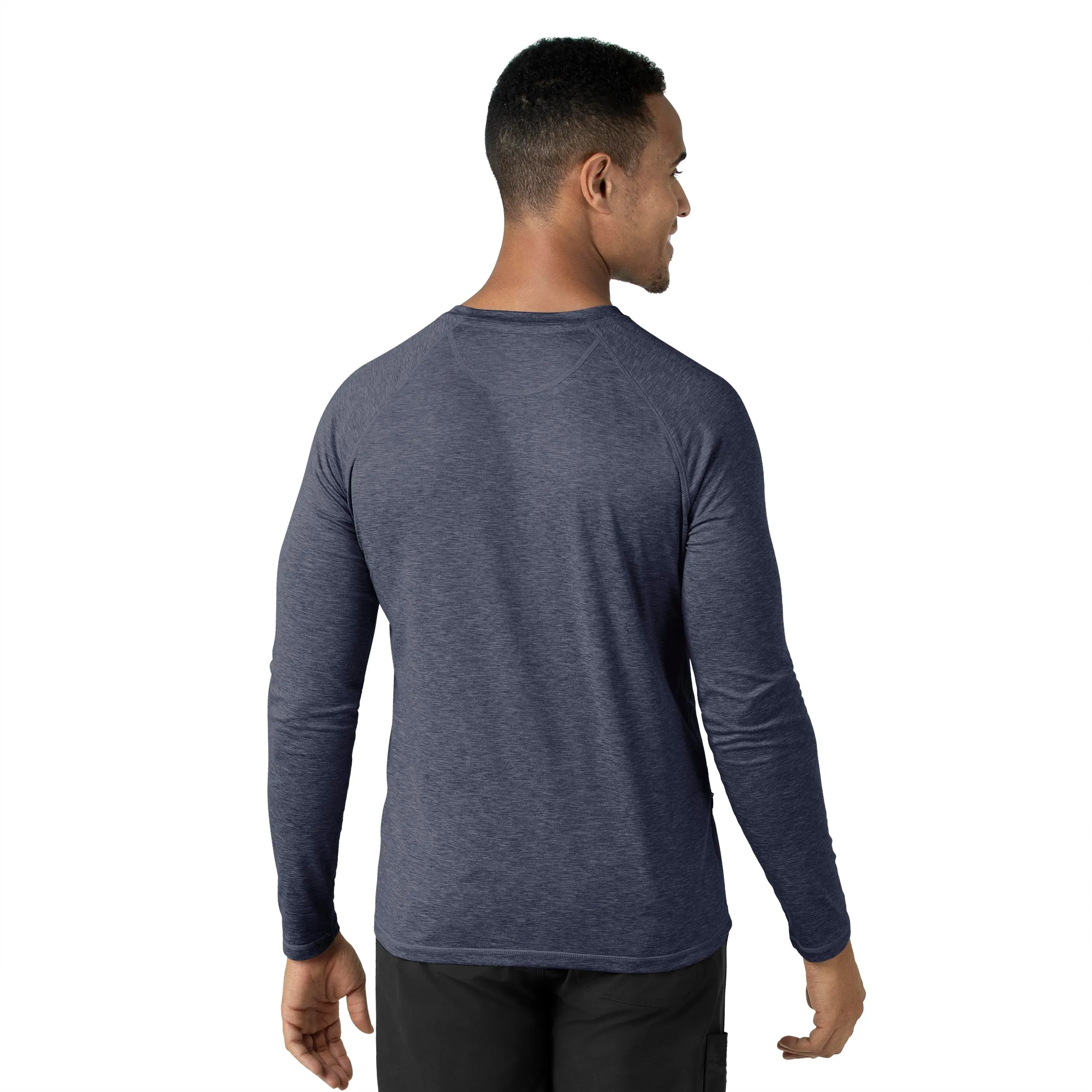Carhartt Force Sub-Scrubs Men's Long Sleeve Tee - Navy Heather