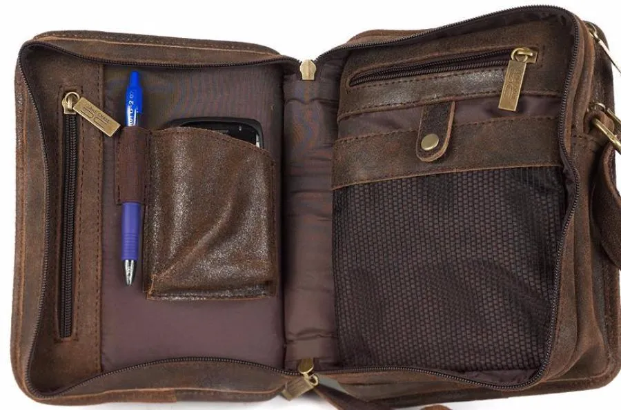 Claire Chase Ultimate Leather Man Bag