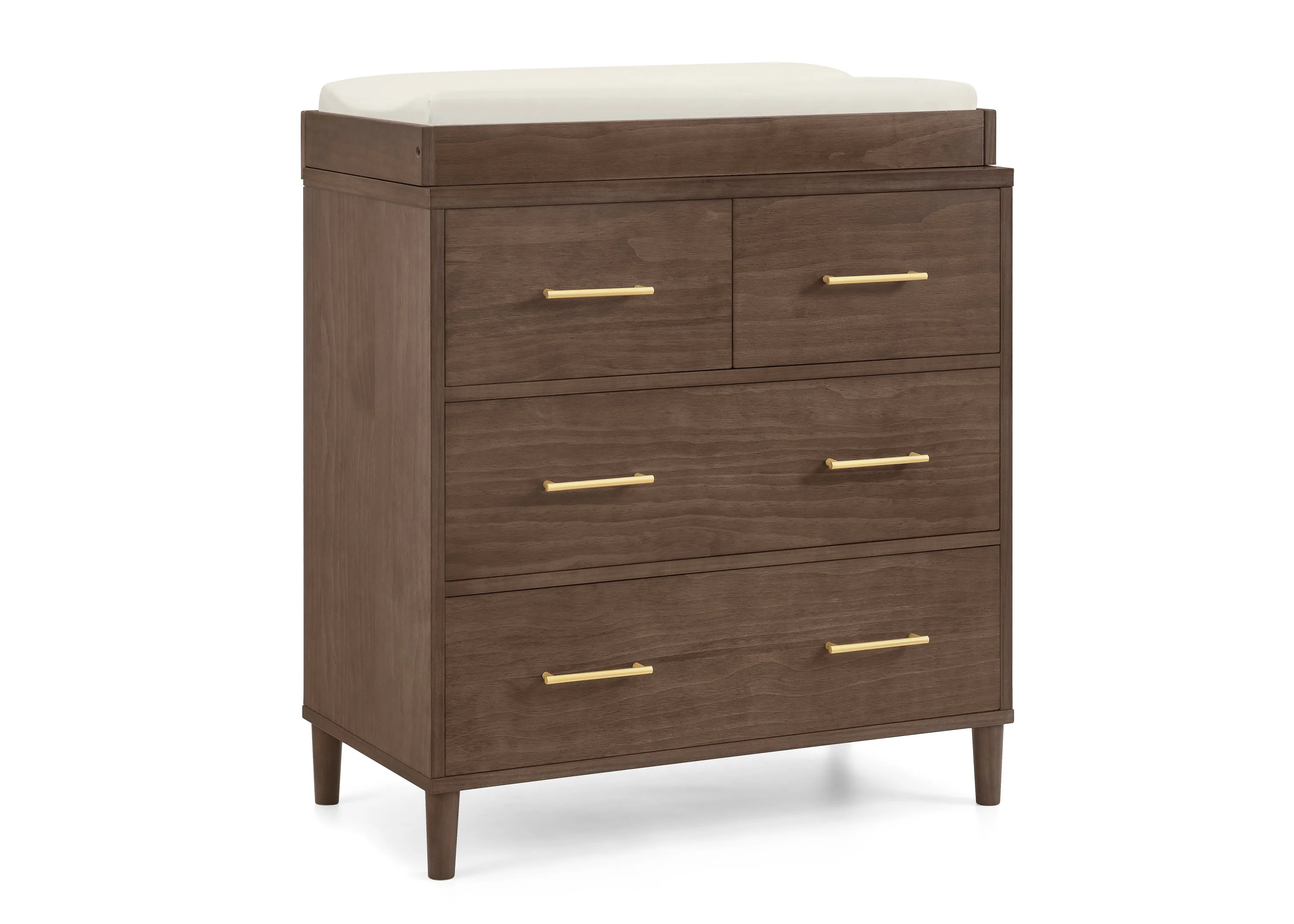 Classic 4 Drawer Dresser with Changing Top and Interlocking Drawers