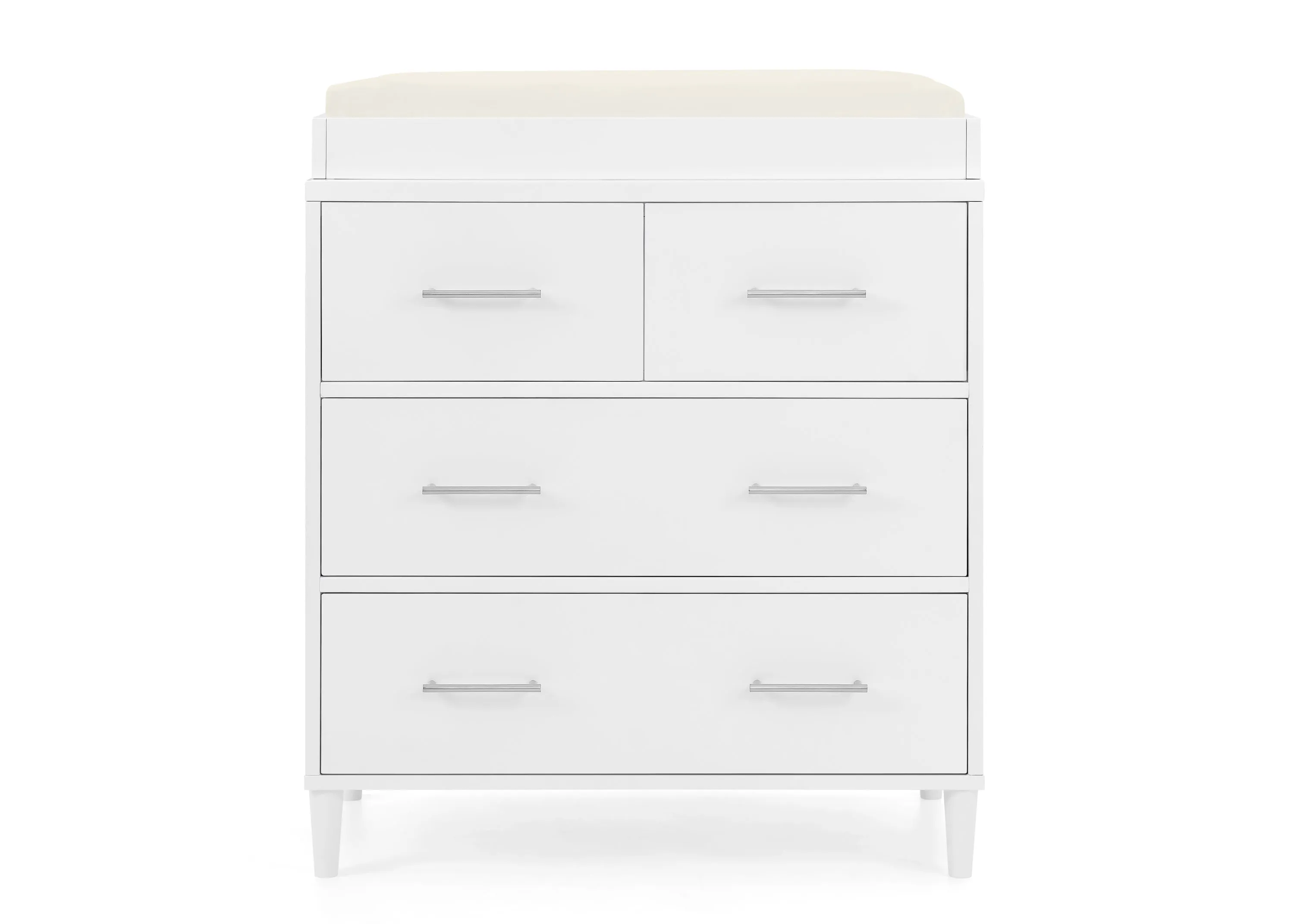Classic 4 Drawer Dresser with Changing Top and Interlocking Drawers