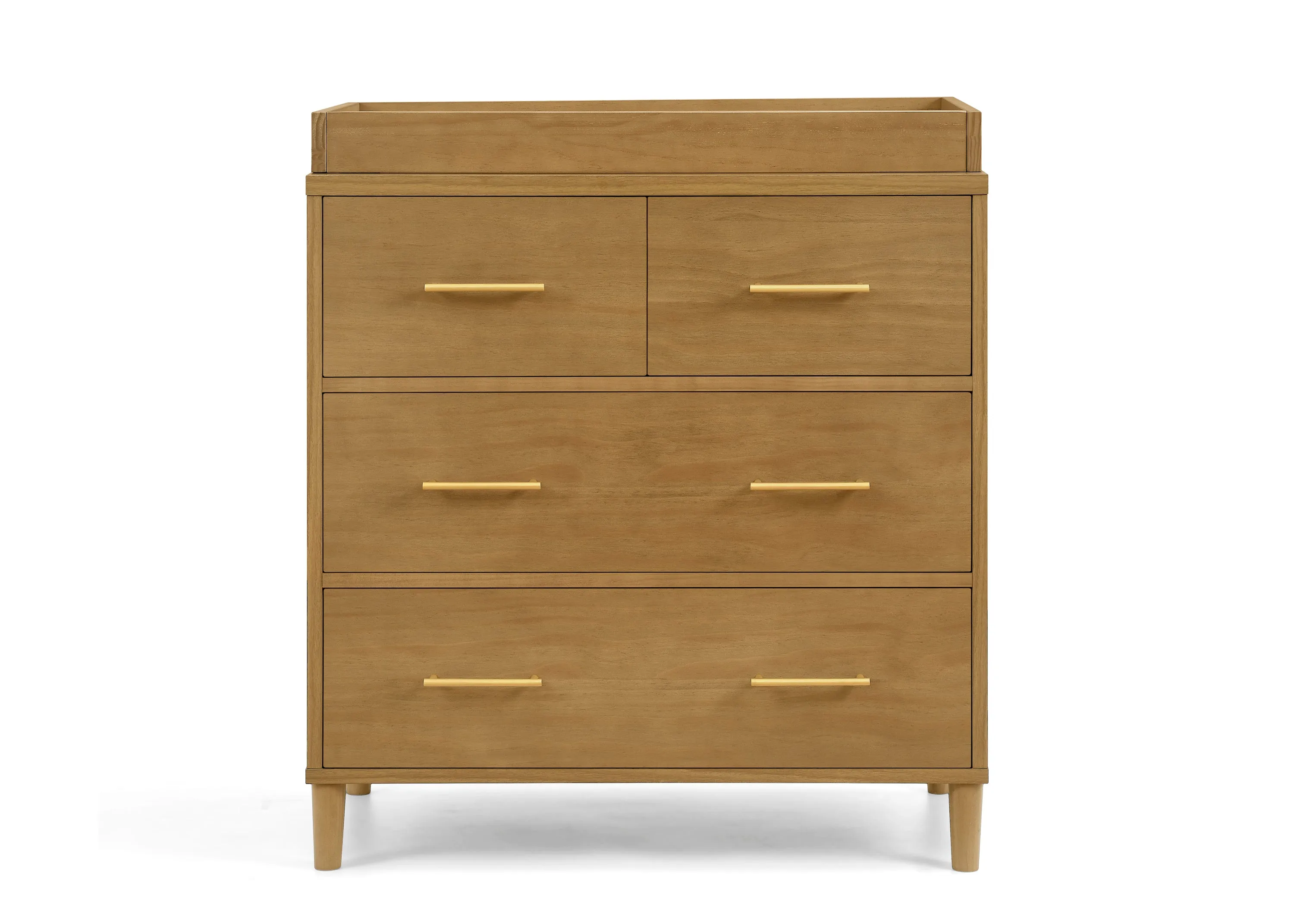 Classic 4 Drawer Dresser with Changing Top and Interlocking Drawers