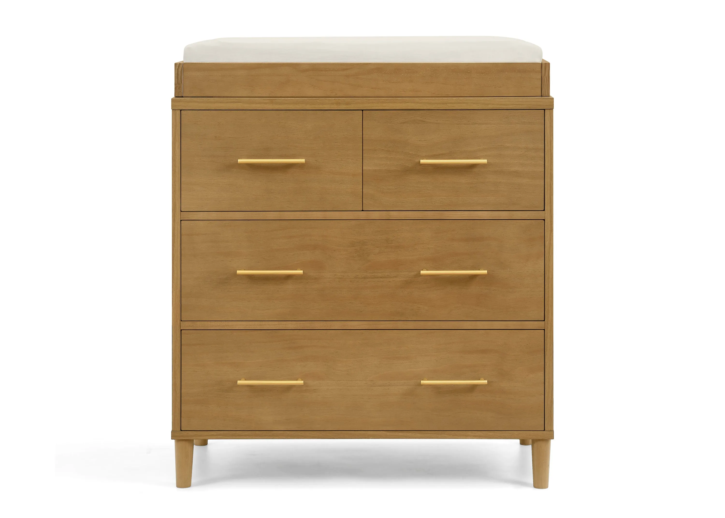 Classic 4 Drawer Dresser with Changing Top and Interlocking Drawers