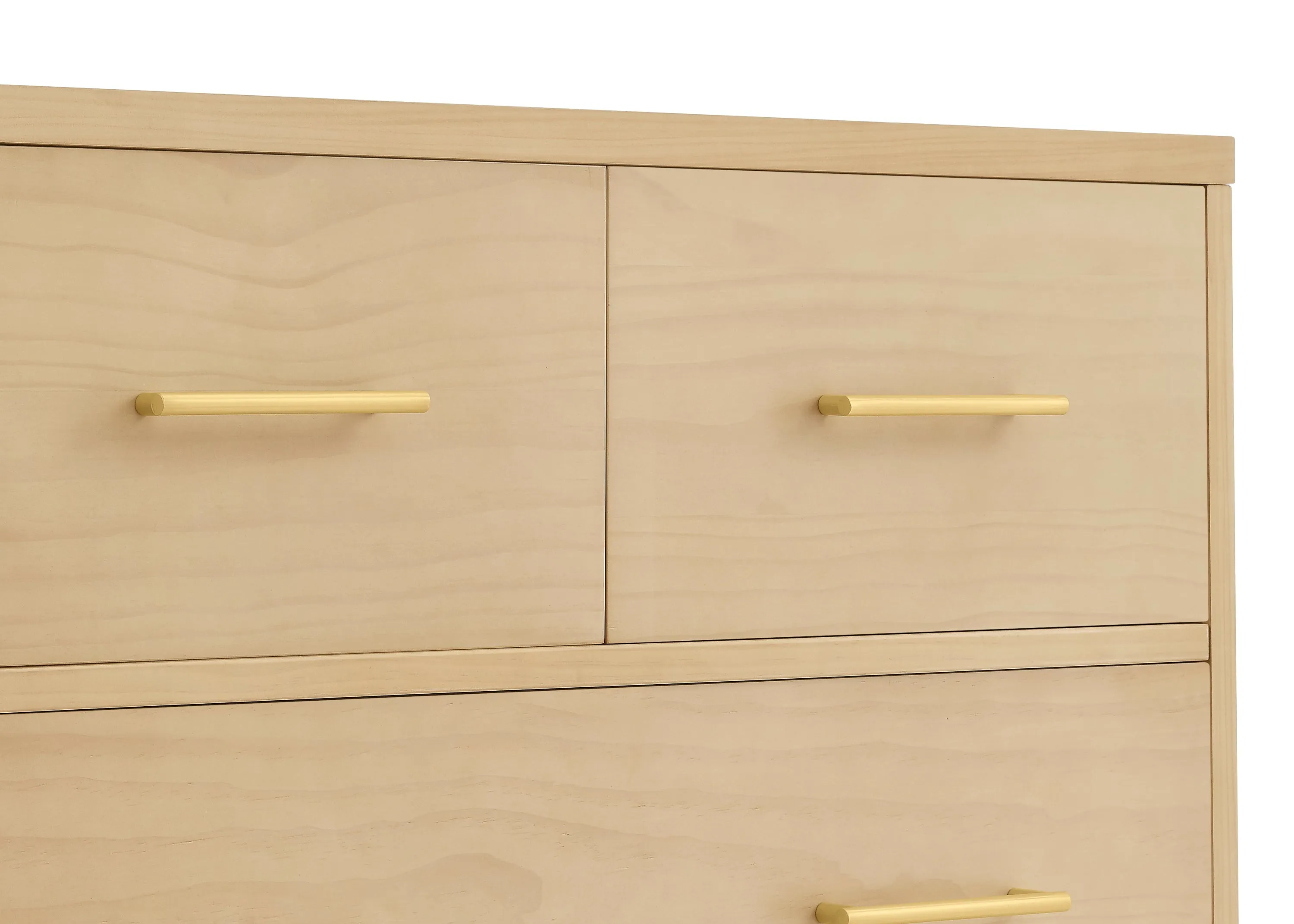 Classic 4 Drawer Dresser with Changing Top and Interlocking Drawers