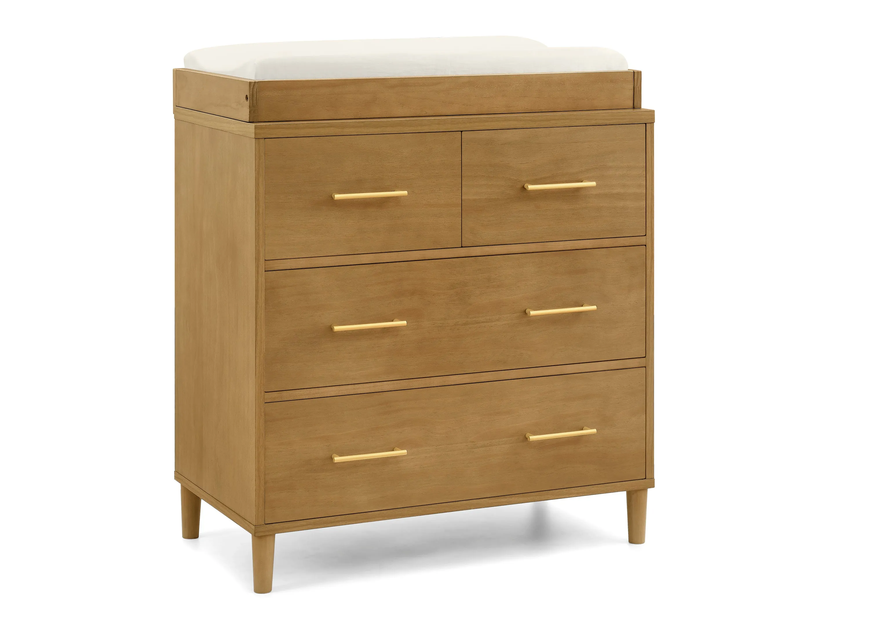 Classic 4 Drawer Dresser with Changing Top and Interlocking Drawers
