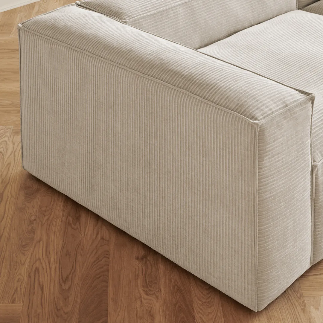 Cosima 2-Seater Sofa w/ Open End & Chaise