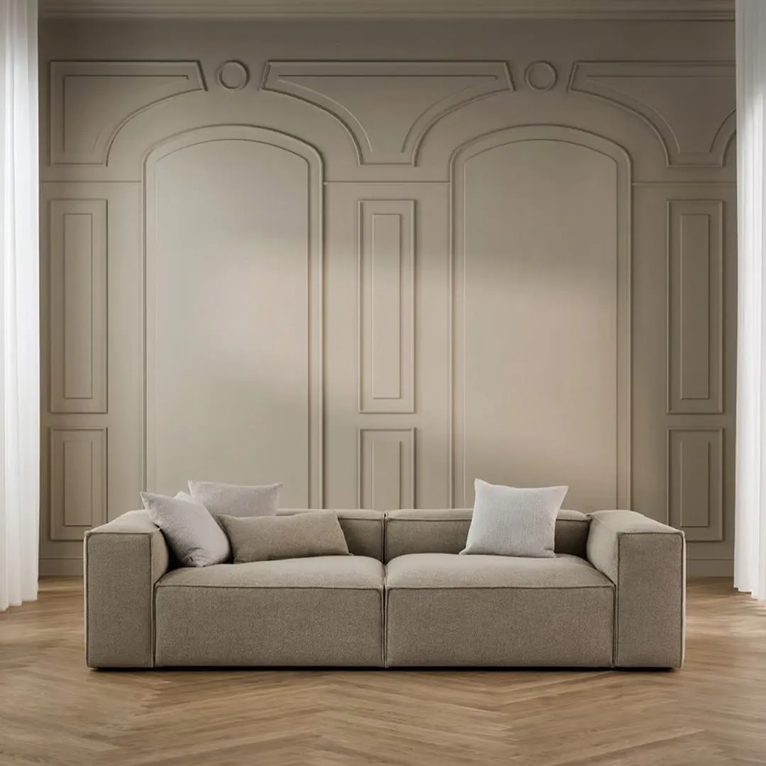 Cosima 2-Seater Sofa w/ Open End & Chaise