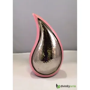 Dew Drop Baby Pink Infant Cremation Urn