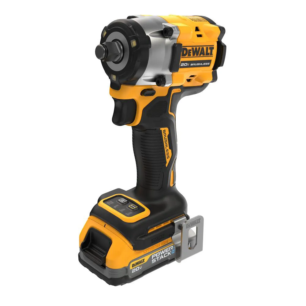 DeWALT DCF921E1 20V Atomic 1/2" Compact Impact Wrench Kit w/ POWERSTACK Battery