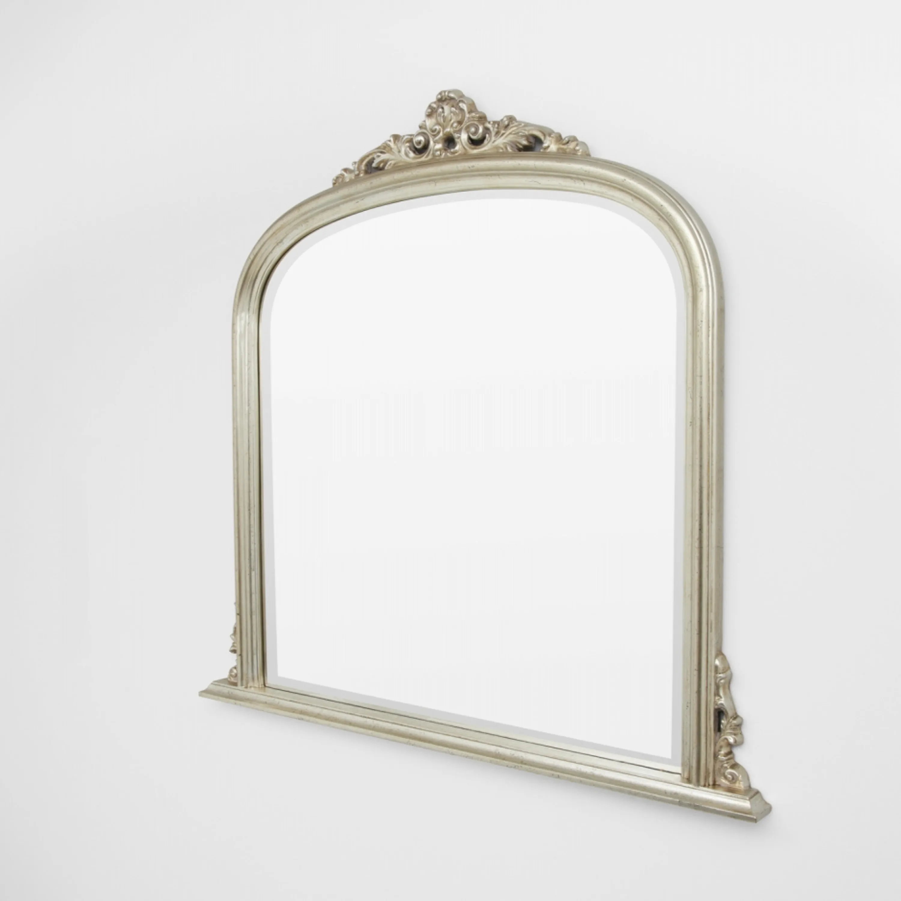 Domed Arch Mirror - Silver