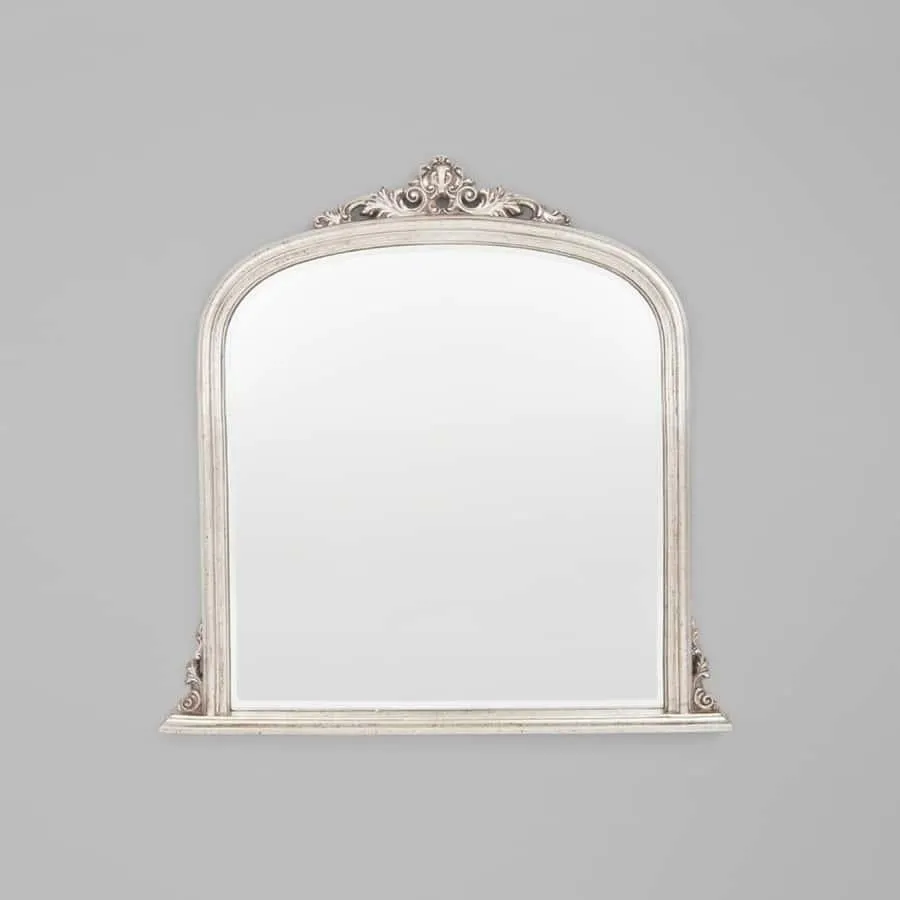 Domed Arch Mirror - Silver