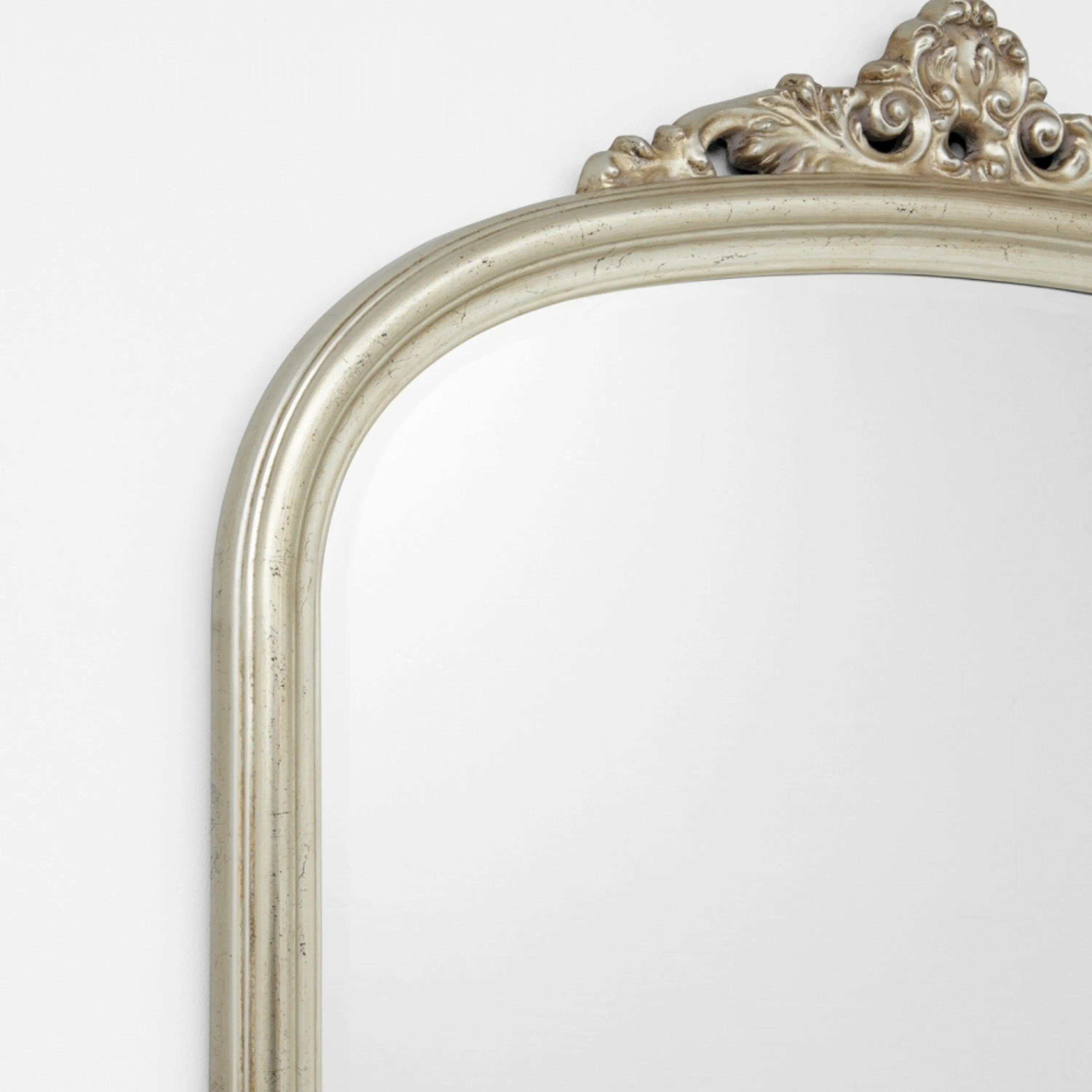 Domed Arch Mirror - Silver