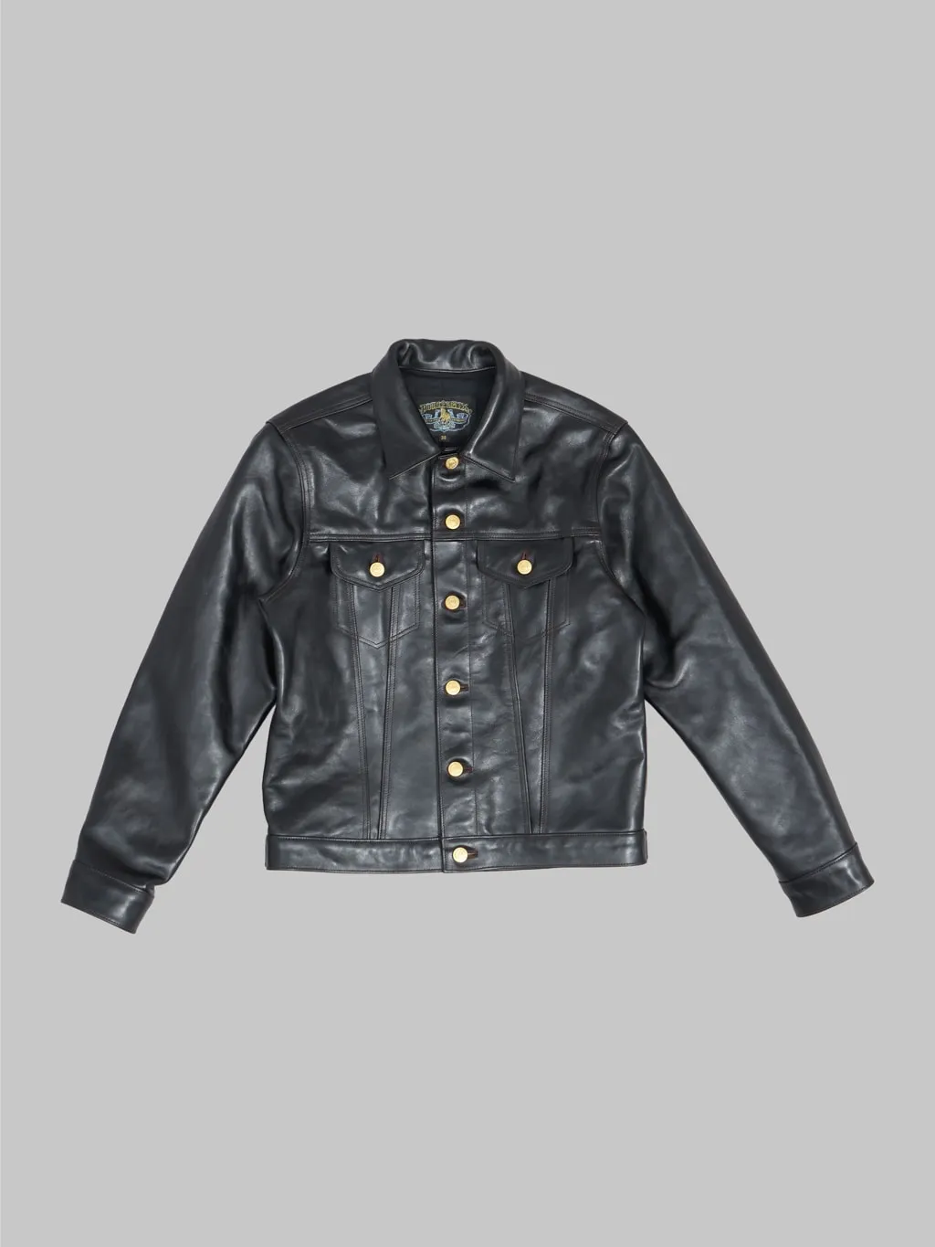 Double Helix Western Pioneer Black Tea Core Horsehide Jacket