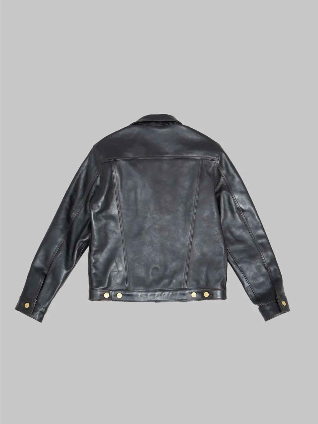 Double Helix Western Pioneer Black Tea Core Horsehide Jacket