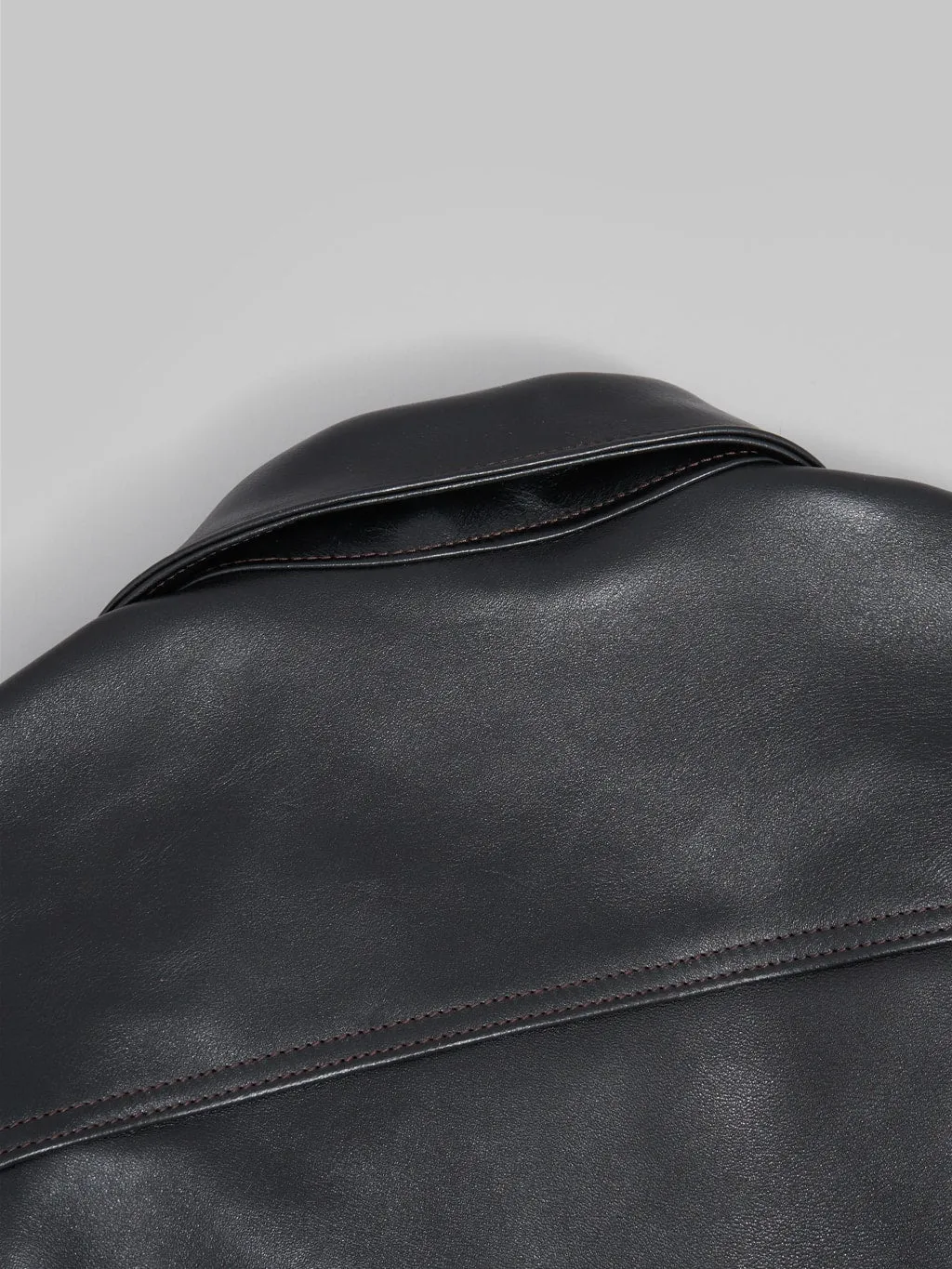 Double Helix Western Pioneer Black Tea Core Horsehide Jacket