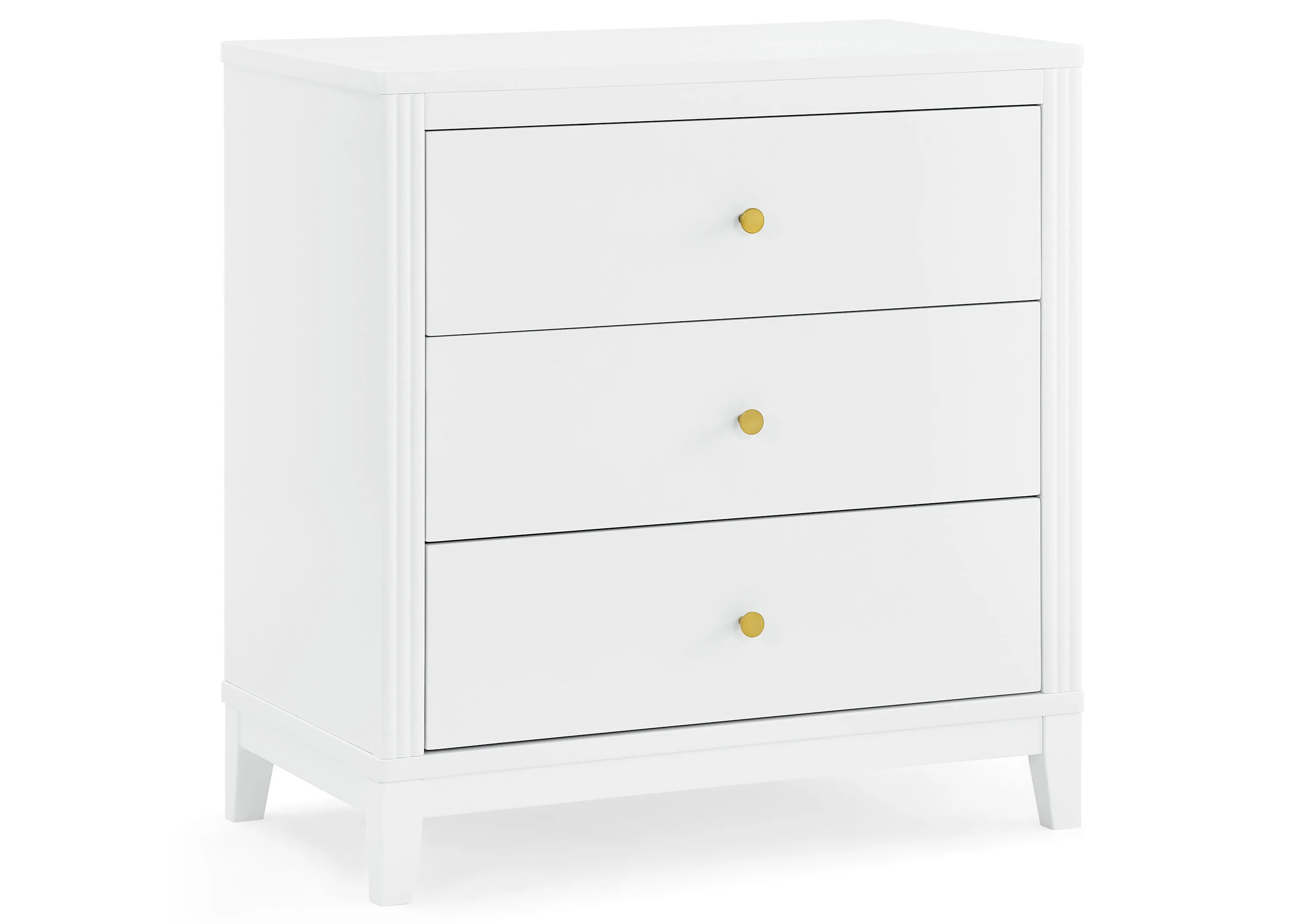 Eloise 3 Drawer Dresser with Changing Top and Interlocking Drawers
