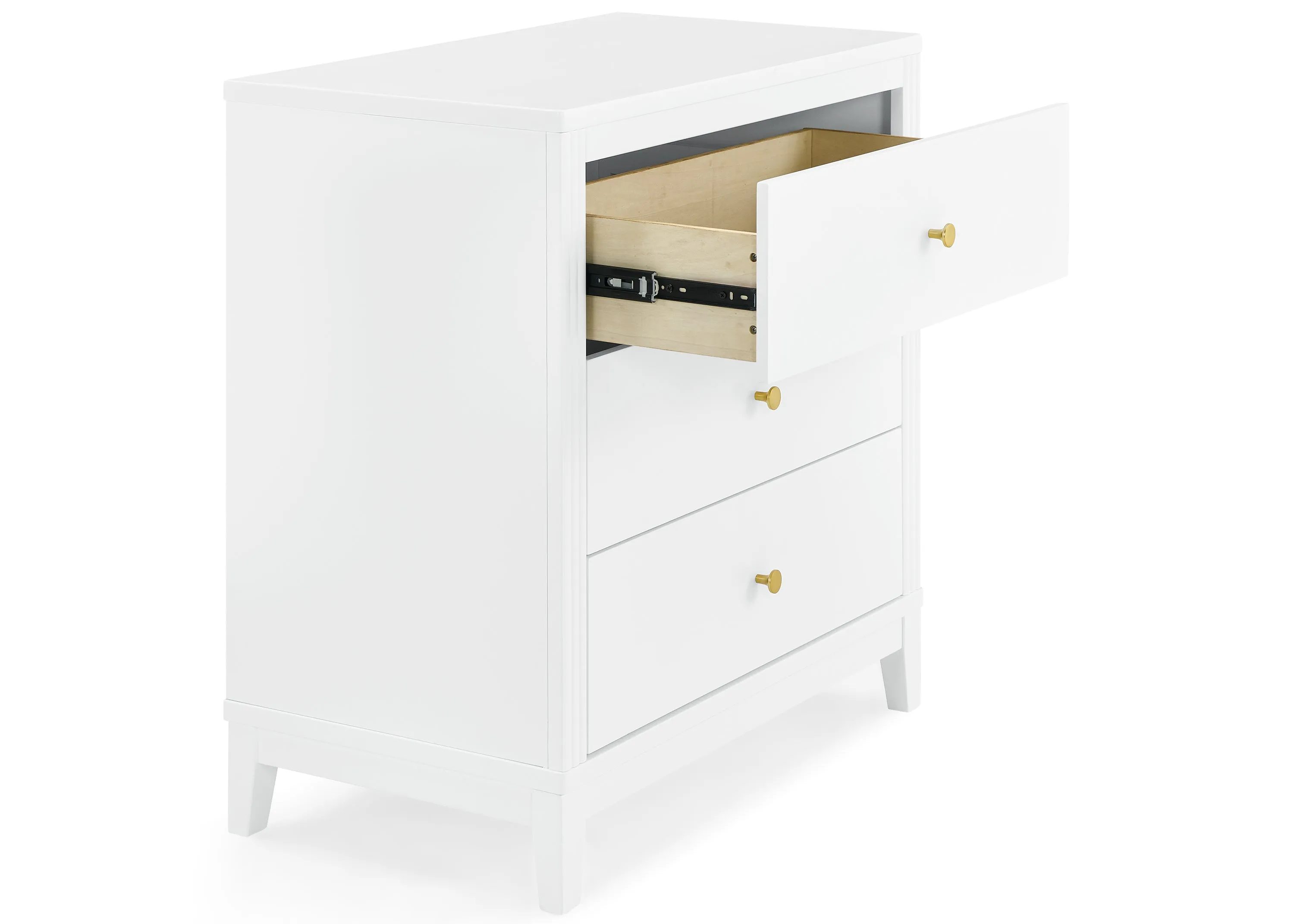 Eloise 3 Drawer Dresser with Changing Top and Interlocking Drawers