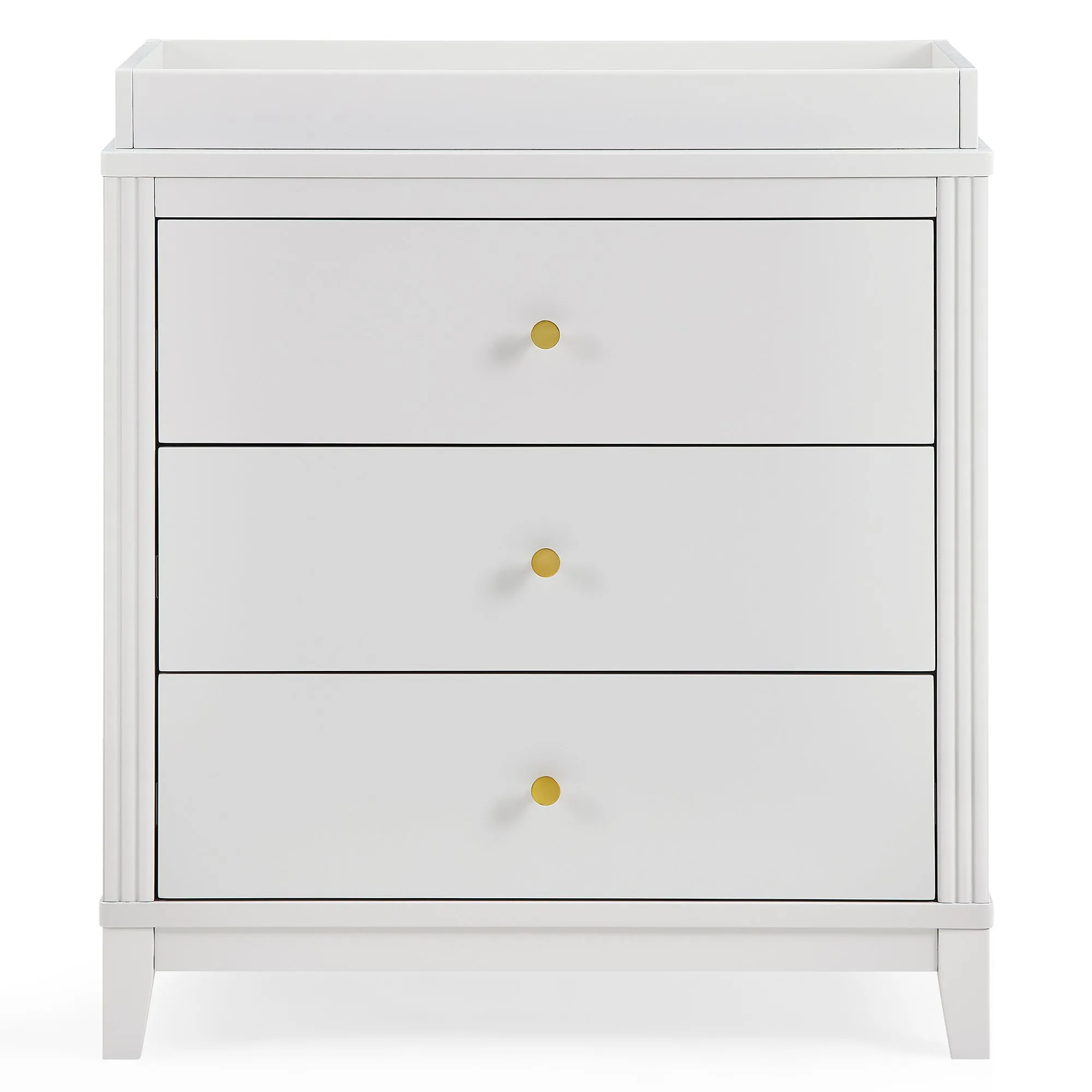 Eloise 3 Drawer Dresser with Changing Top and Interlocking Drawers