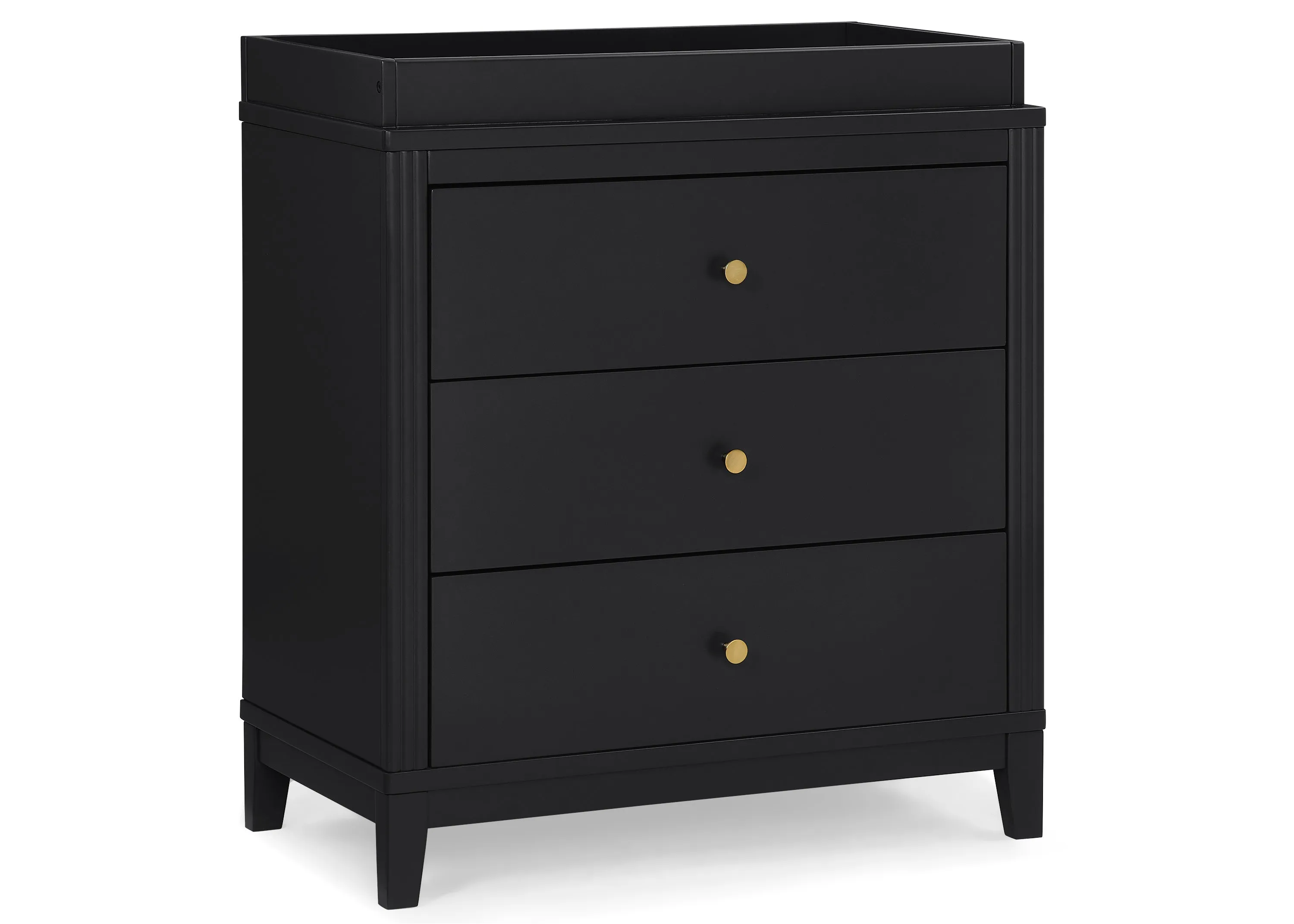 Eloise 3 Drawer Dresser with Changing Top and Interlocking Drawers