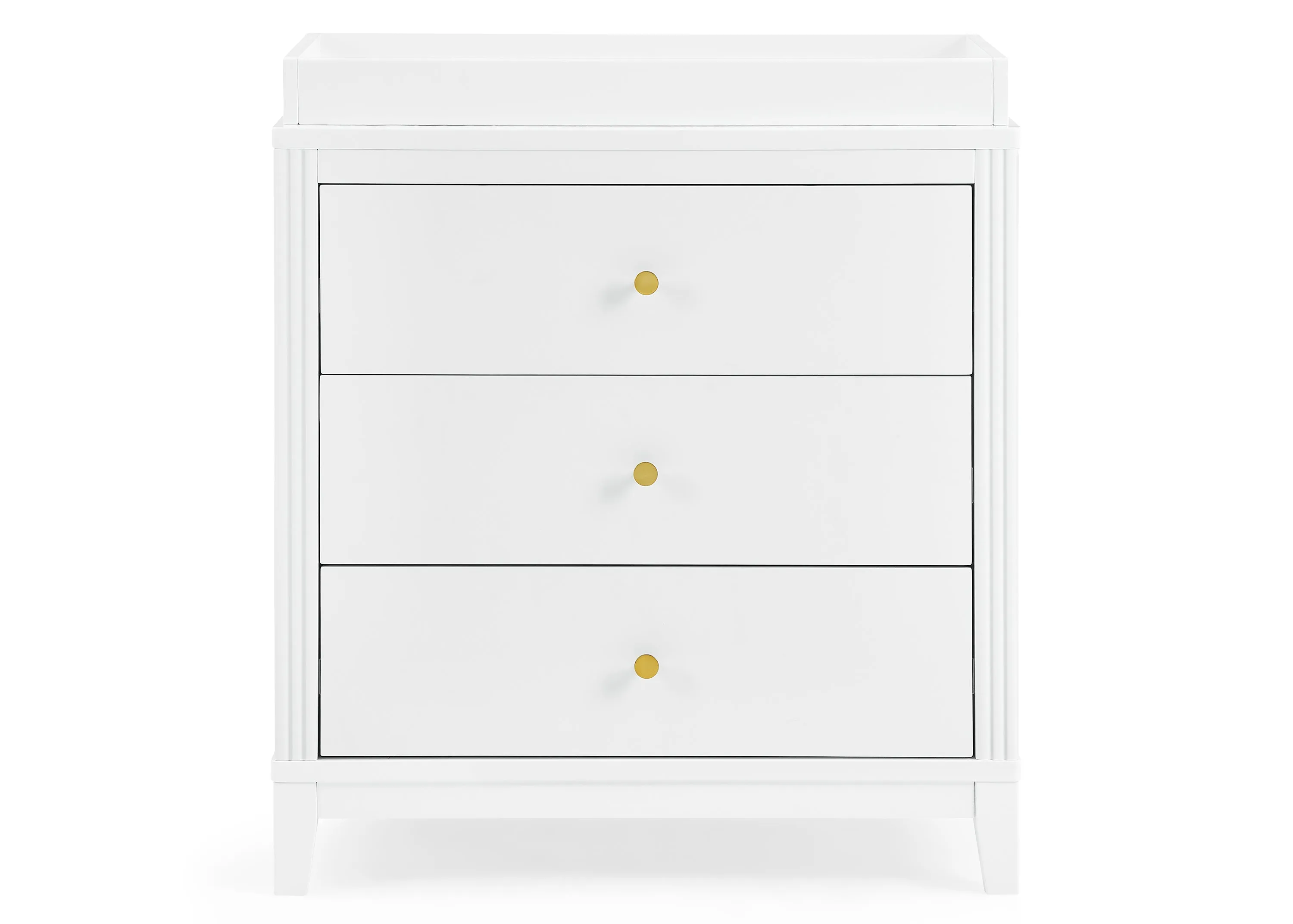 Eloise 3 Drawer Dresser with Changing Top and Interlocking Drawers
