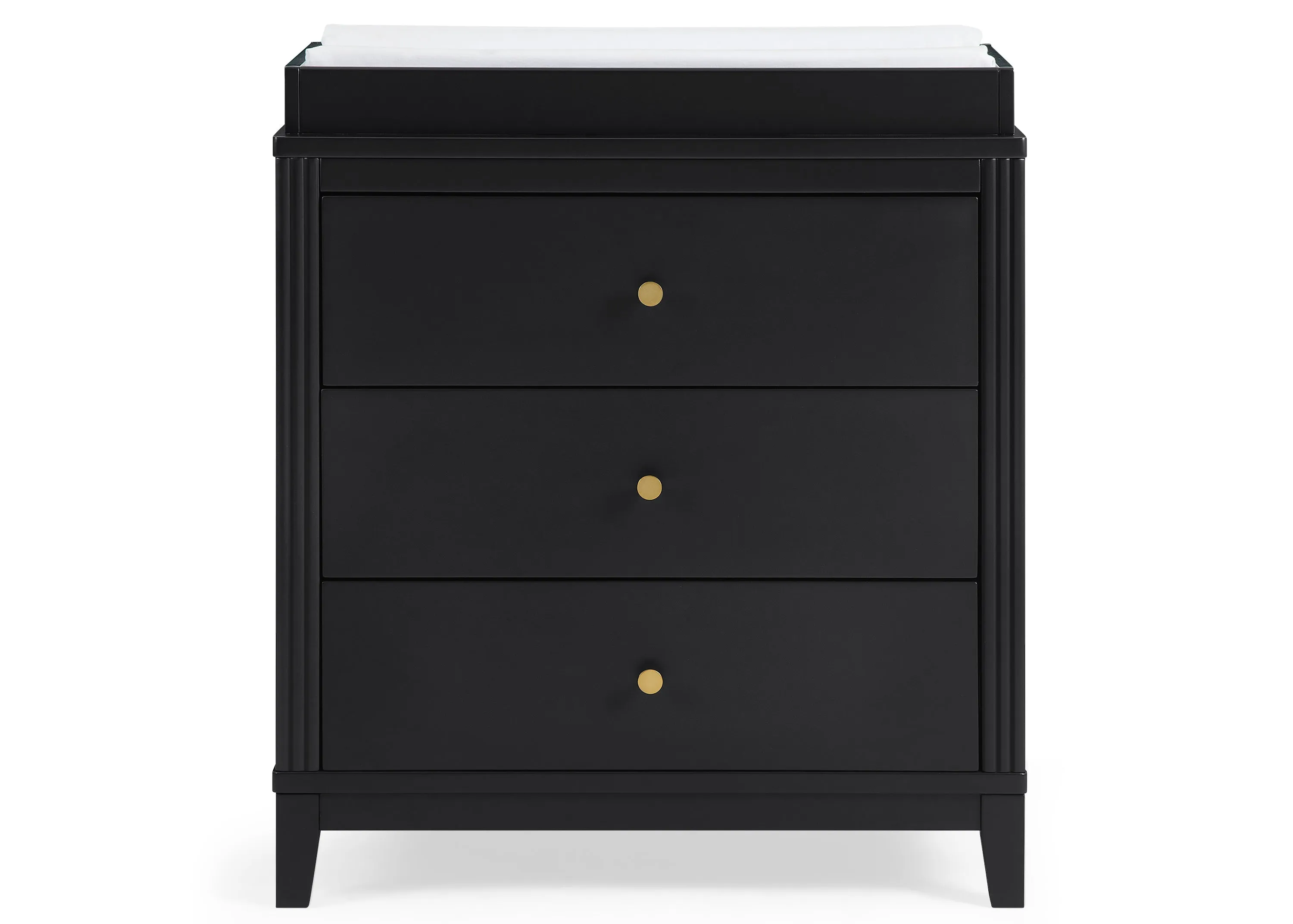 Eloise 3 Drawer Dresser with Changing Top and Interlocking Drawers