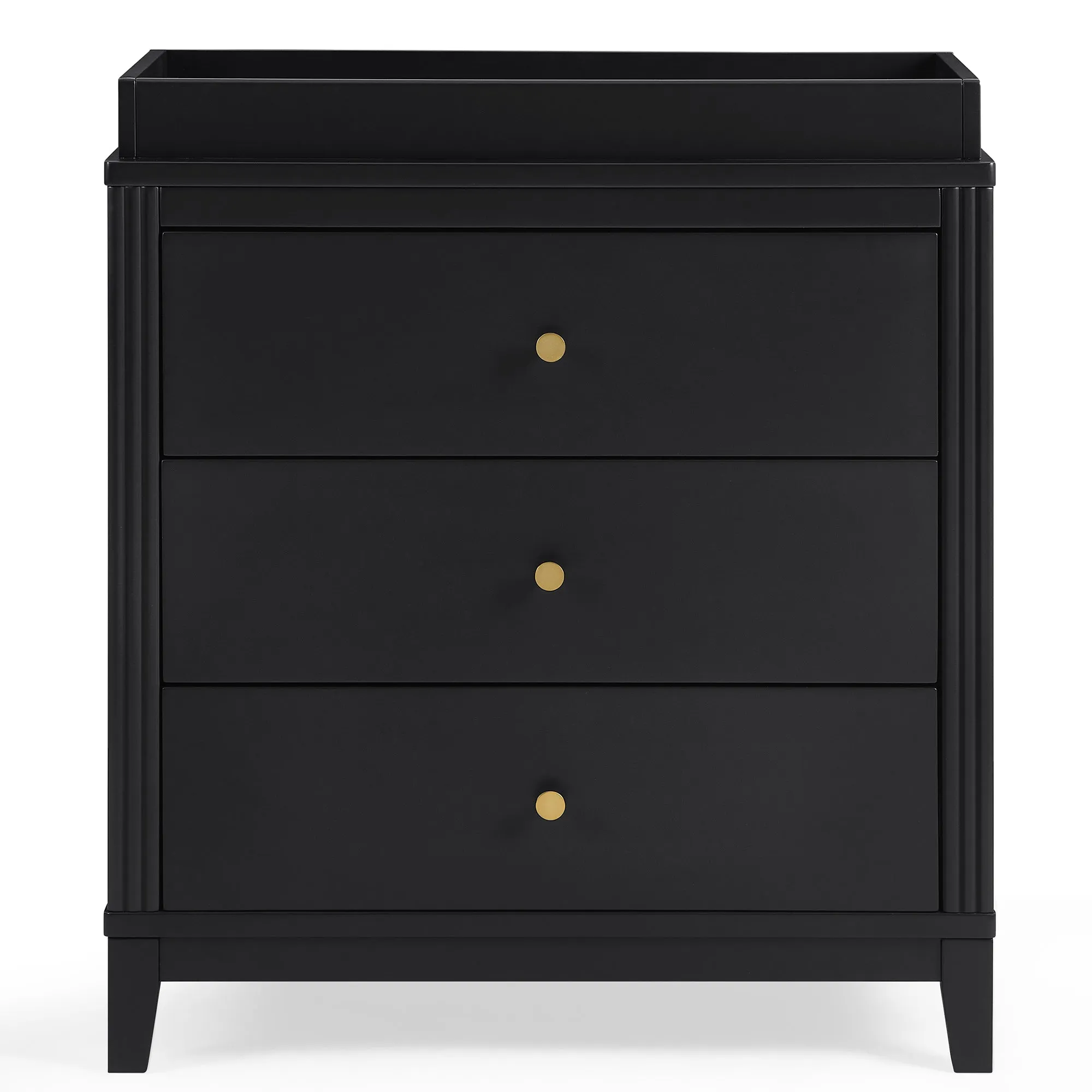 Eloise 3 Drawer Dresser with Changing Top and Interlocking Drawers