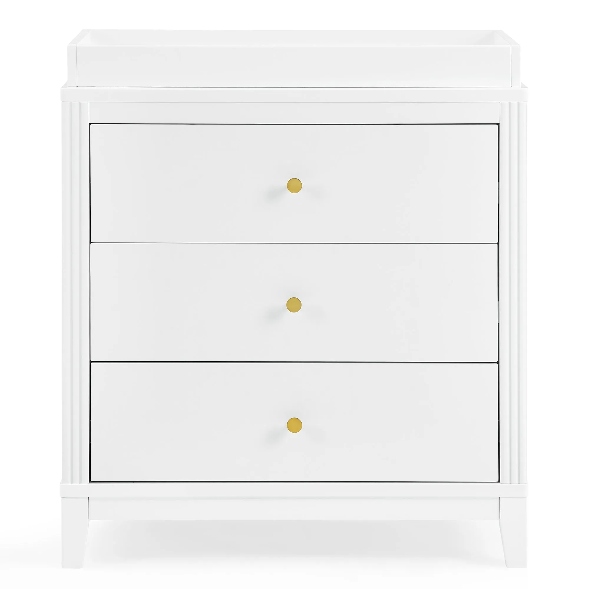 Eloise 3 Drawer Dresser with Changing Top and Interlocking Drawers