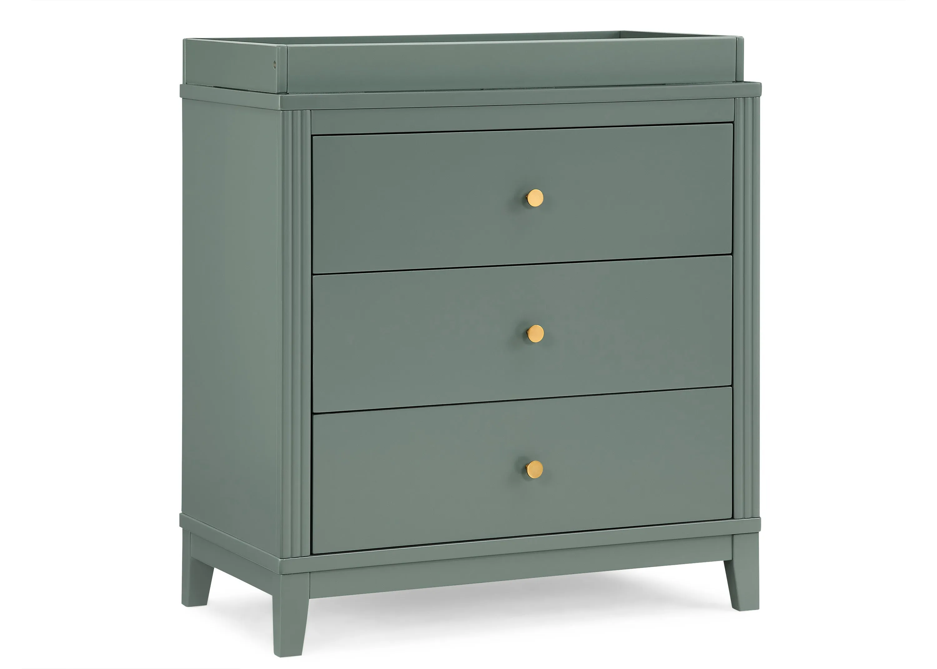Eloise 3 Drawer Dresser with Changing Top and Interlocking Drawers