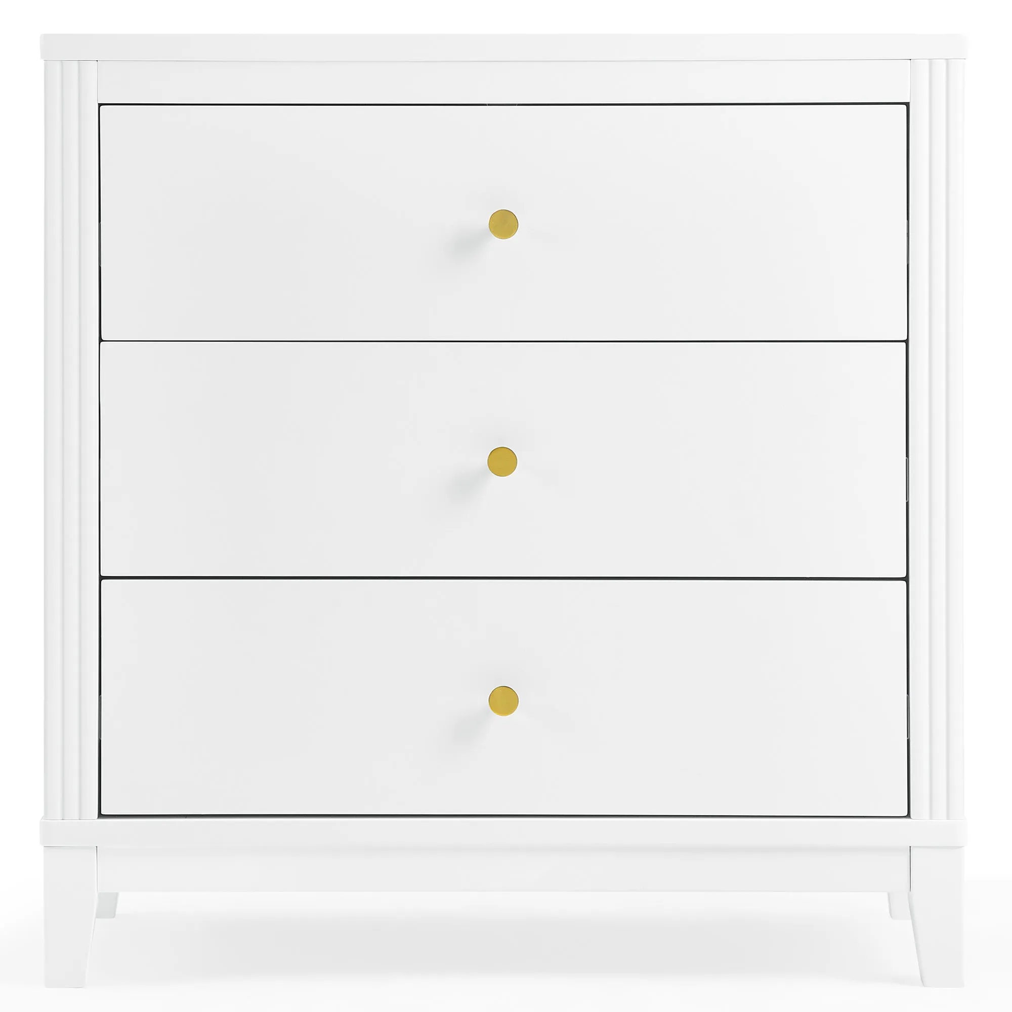 Eloise 3 Drawer Dresser with Changing Top and Interlocking Drawers