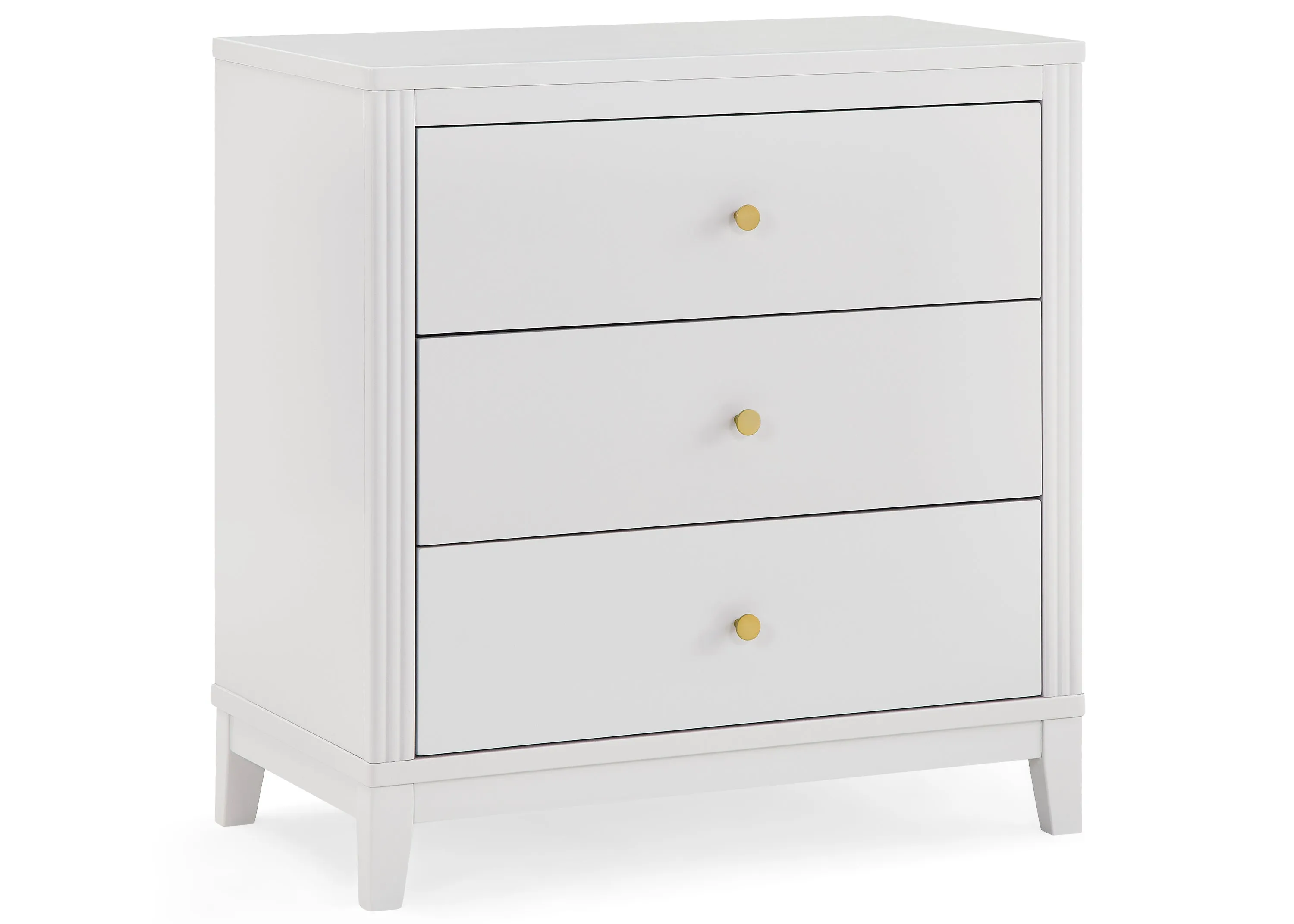 Eloise 3 Drawer Dresser with Changing Top and Interlocking Drawers