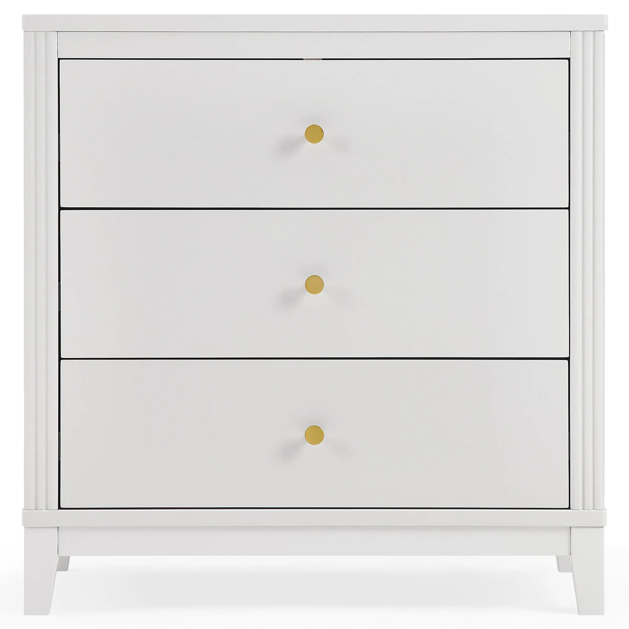 Eloise 3 Drawer Dresser with Changing Top and Interlocking Drawers