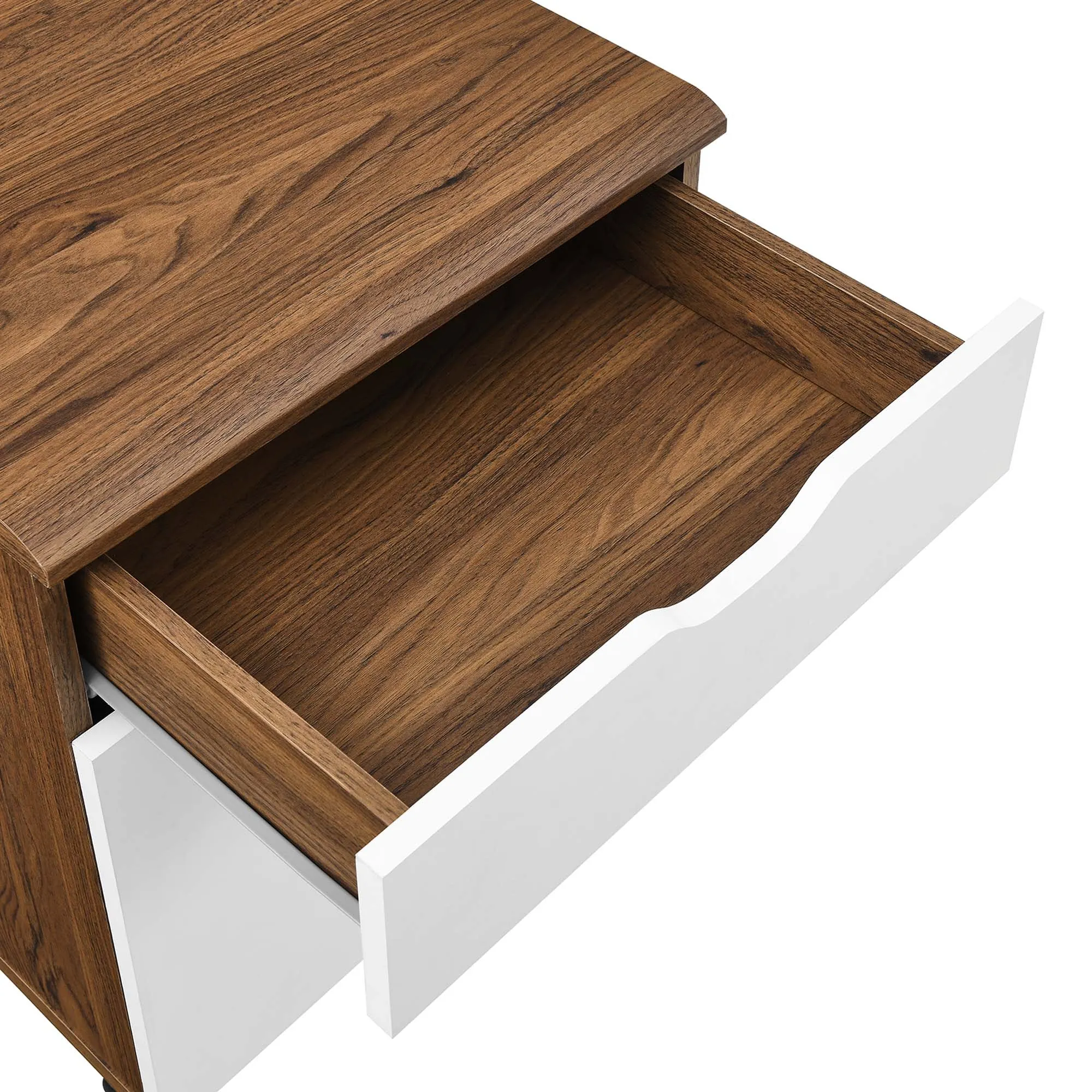 Envision Wood Desk and File Cabinet Set by Modway