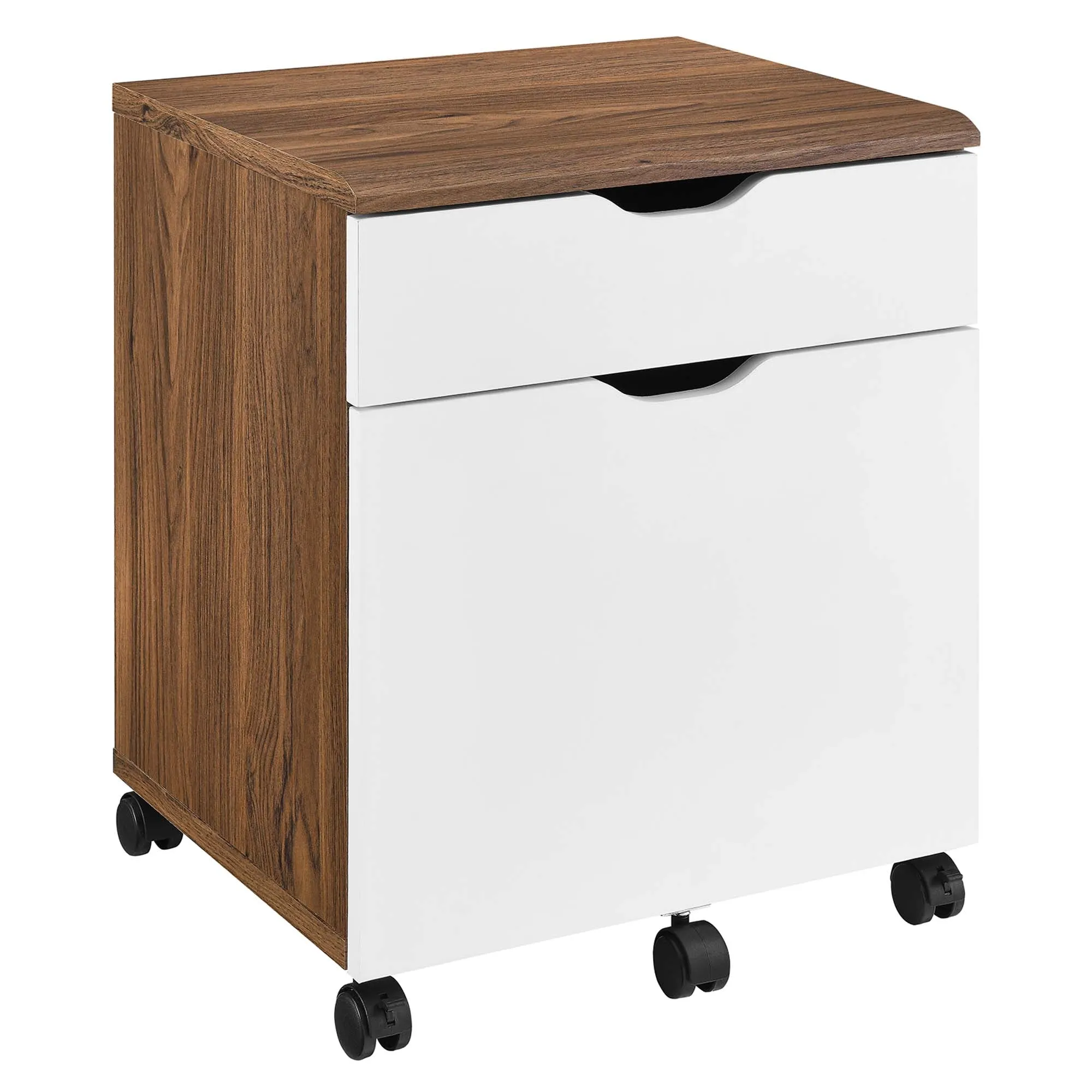 Envision Wood Desk and File Cabinet Set by Modway
