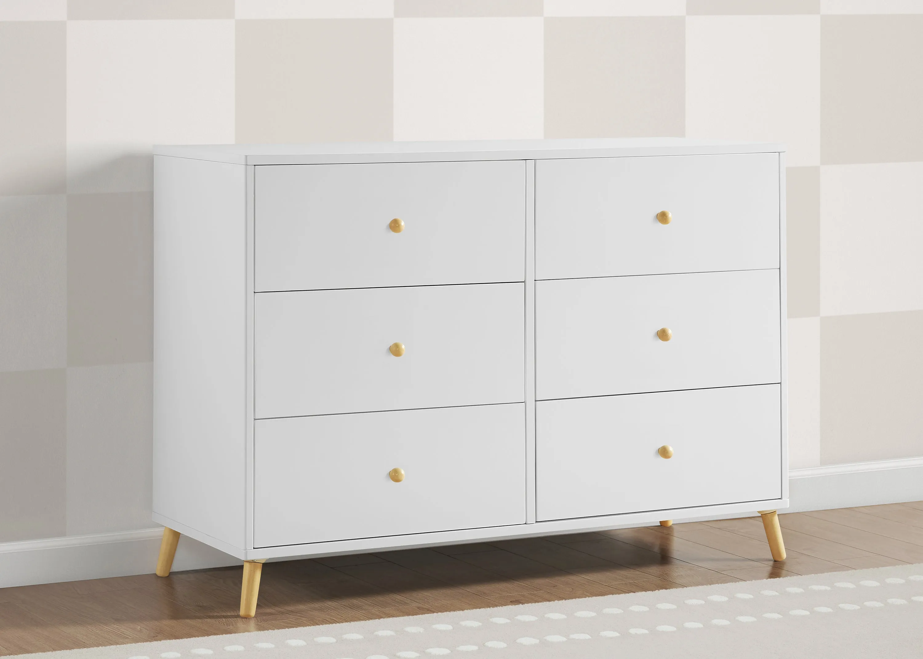 Essex 6 Drawer Dresser with Interlocking Drawers